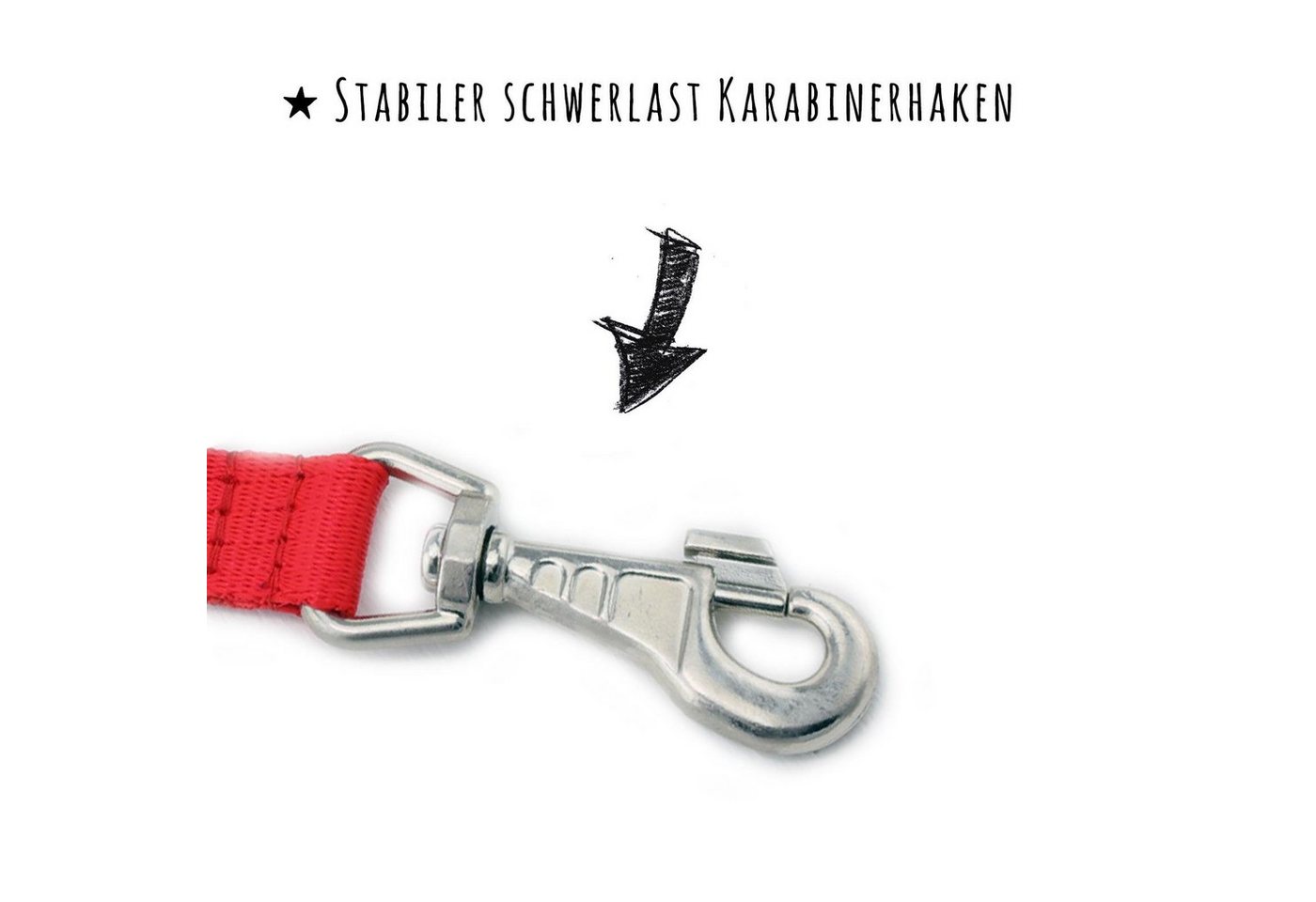Thumbnail - Monkimau Hundeleine Sicherheitsgurt für Hunde Hundegurt Anschnallgurt fürs Auto, Nylon (Packung)