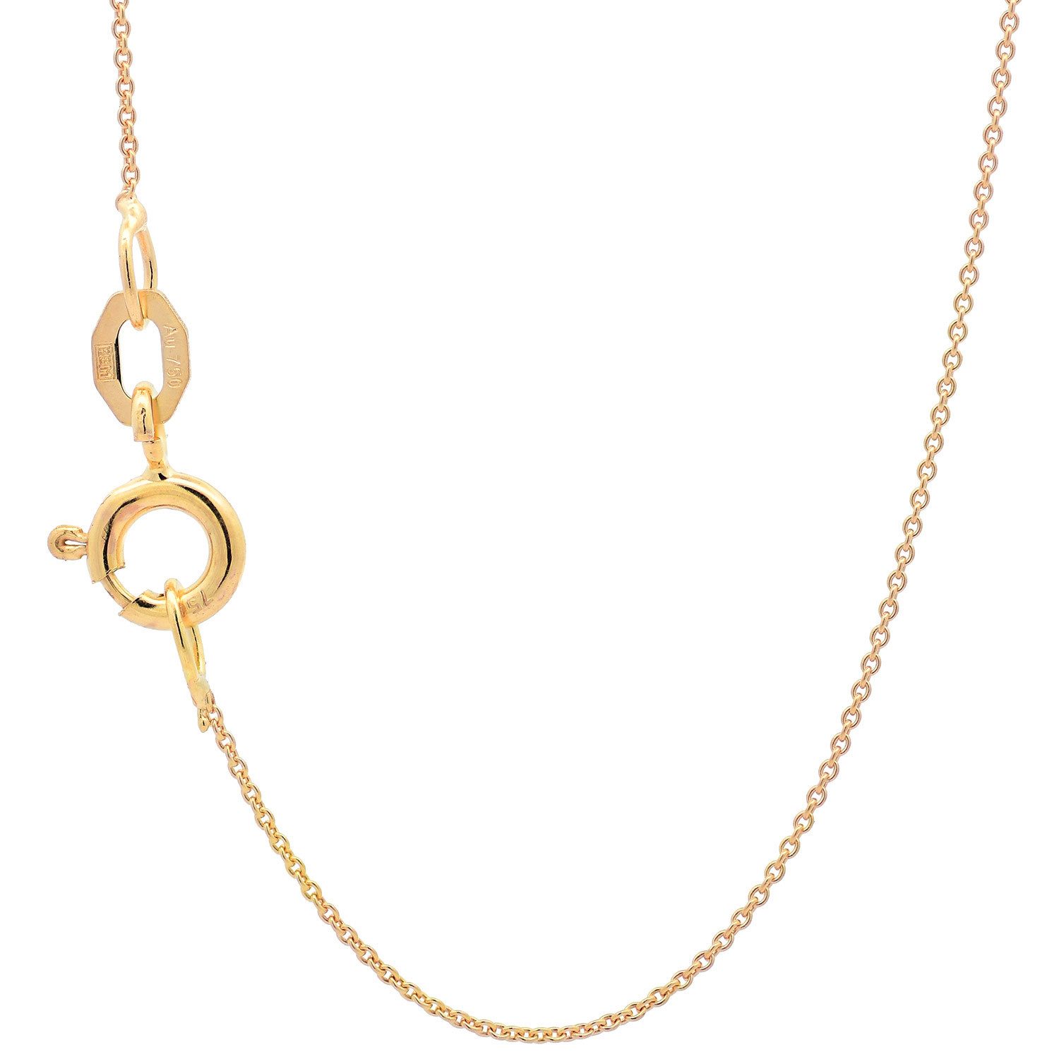 HOPLO Goldkette Goldkette Ankerkette Länge 40cm - Breite 0,8mm - 750-18 Kar günstig online kaufen