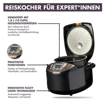 Zojirushi Reiskocher NL-GAQ18, 760,00 W, Dämpffunktion, Fuzzy Logik Technologie