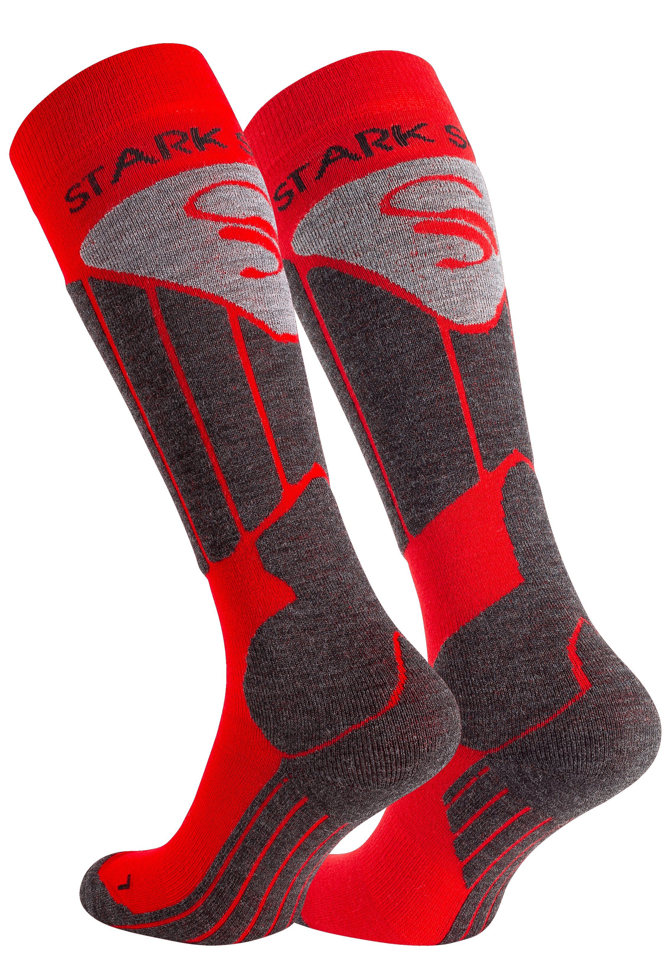 Skisocken - Funktionssocken mit Polsterung, Ski Snowboard Sportsocken