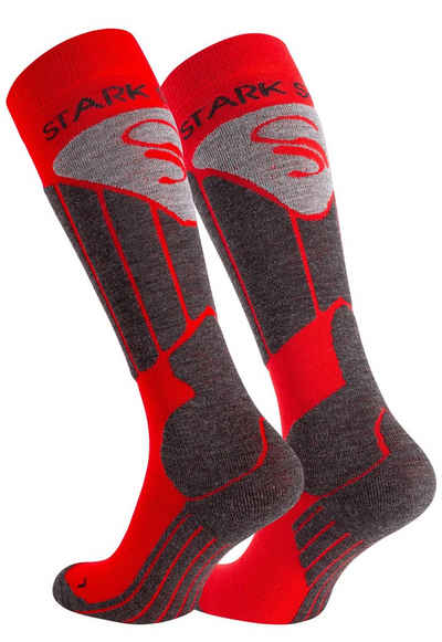 Stark Soul® Skisocken Skisocken - Funktionssocken mit Polsterung, Ski Snowboard Sportsocken Polsterungen, Komfortbündchen, anatomische Fußbett, verstärkte Belastungszonen