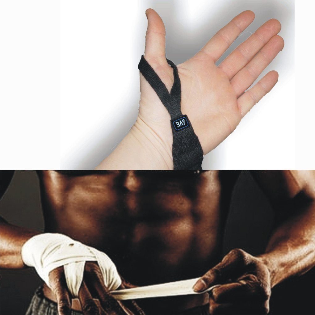 BAY-Sports Boxbandagen Look 2,5 m Box-Bandagen Handbandagen Boxen Kickboxen