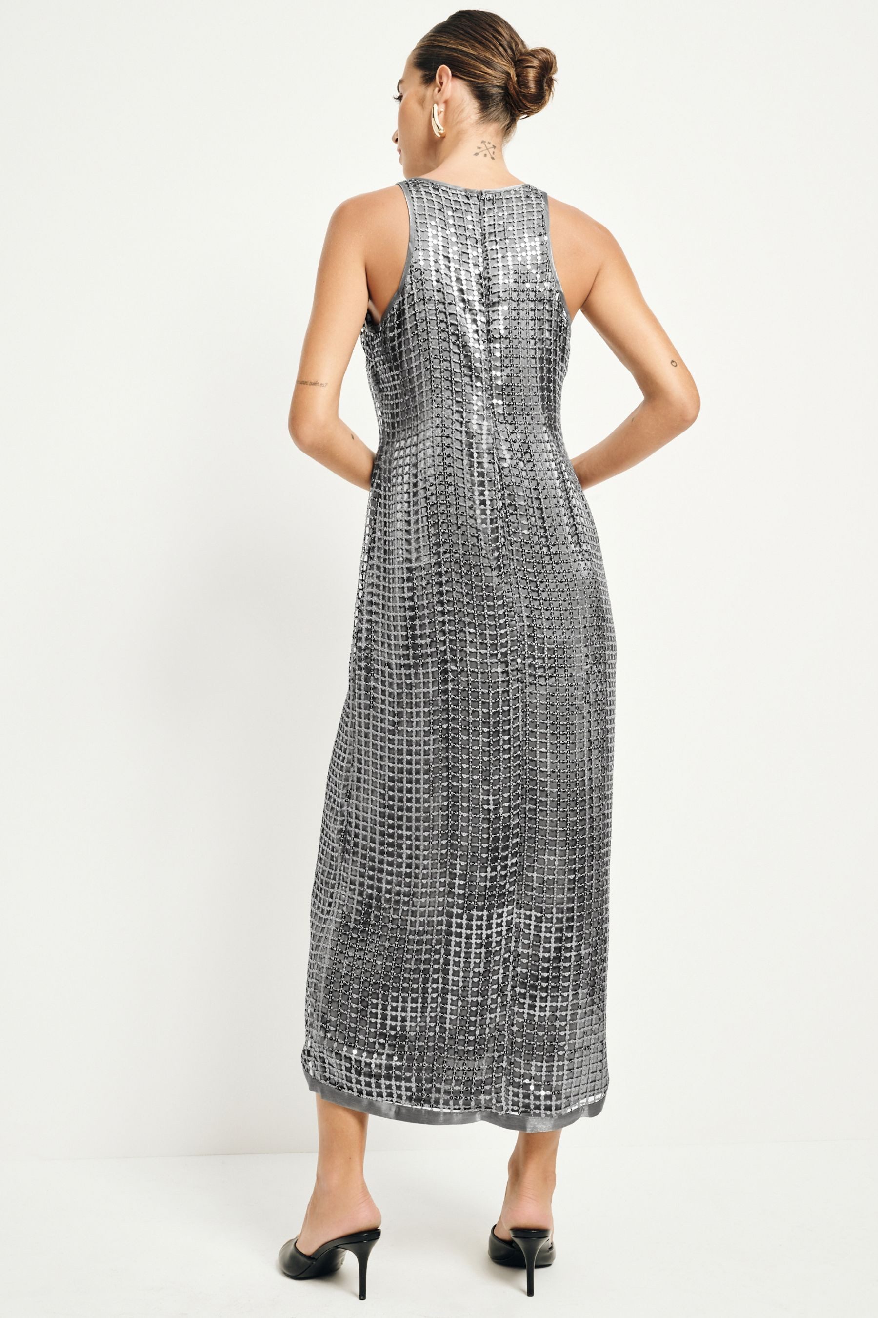Next Midikleid Racer-Midikleid mit Pailletten (1-tlg) günstig online kaufen