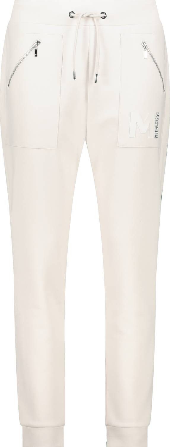 Monari Stoffhose Mit Strassdetails, Bindeband und Reißverschlusstaschen günstig online kaufen