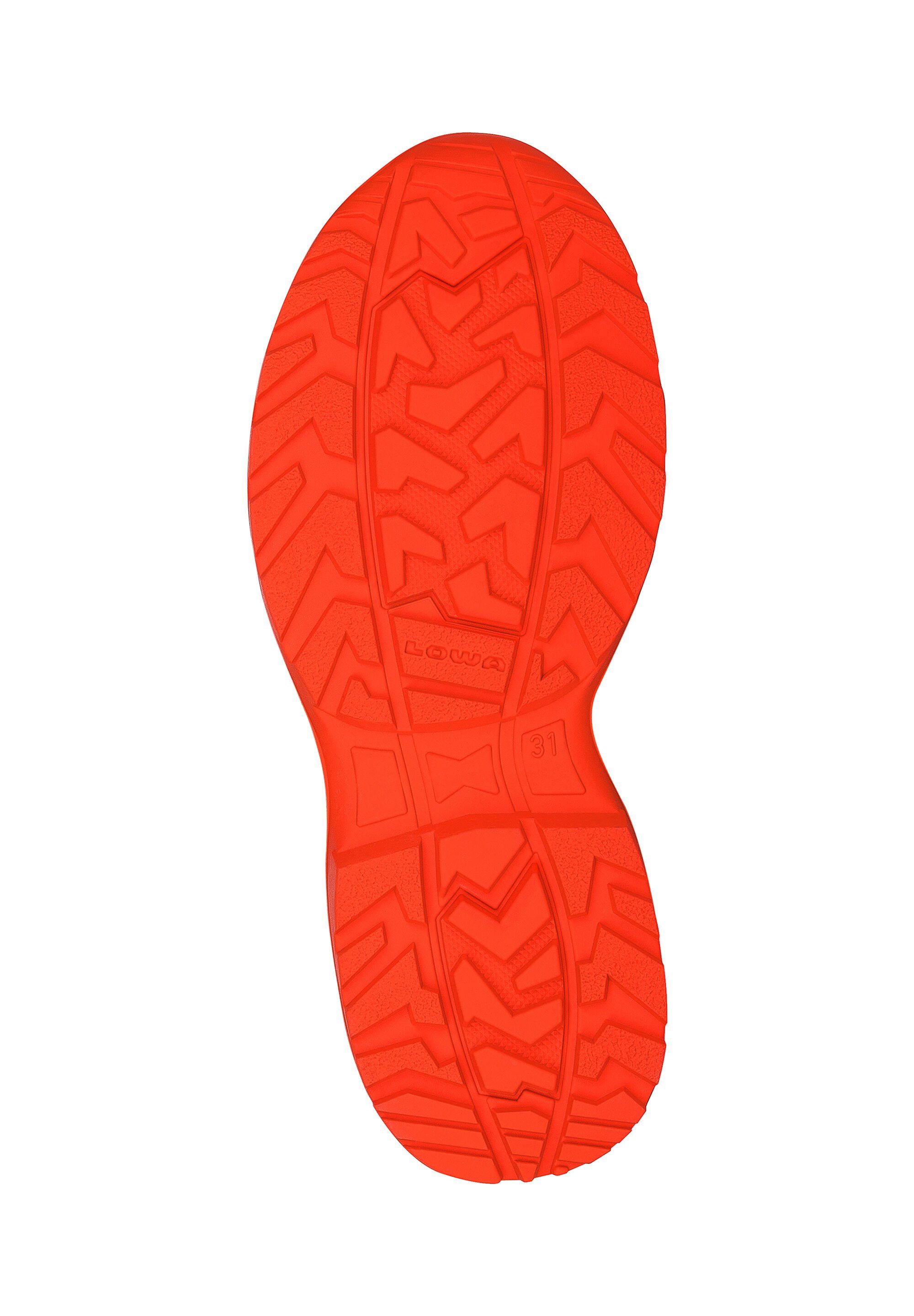 royal/orange mit Gummisohle EVO ENDURO (1-tlg) JUNIOR Lowa selbstreinigender LOWA Outdoorschuh
