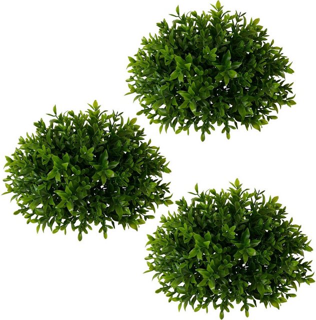 Kunstpflanze »Buchsbaumhalbkugel«, Creativ green, Höhe 10 cm, 3er Set-Otto