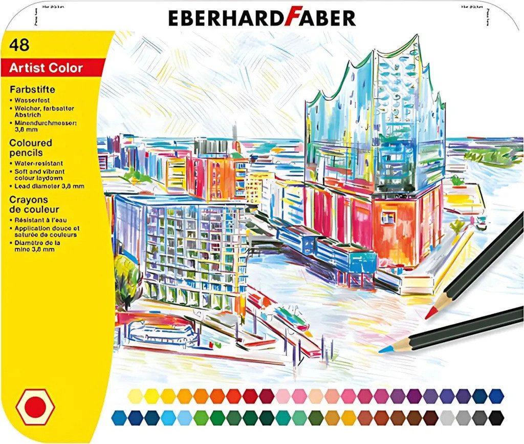 Eberhard Faber Buntstift Eberhard Faber 516148 Artist Color Цветные карандаши im Metalletui - 48 Stück