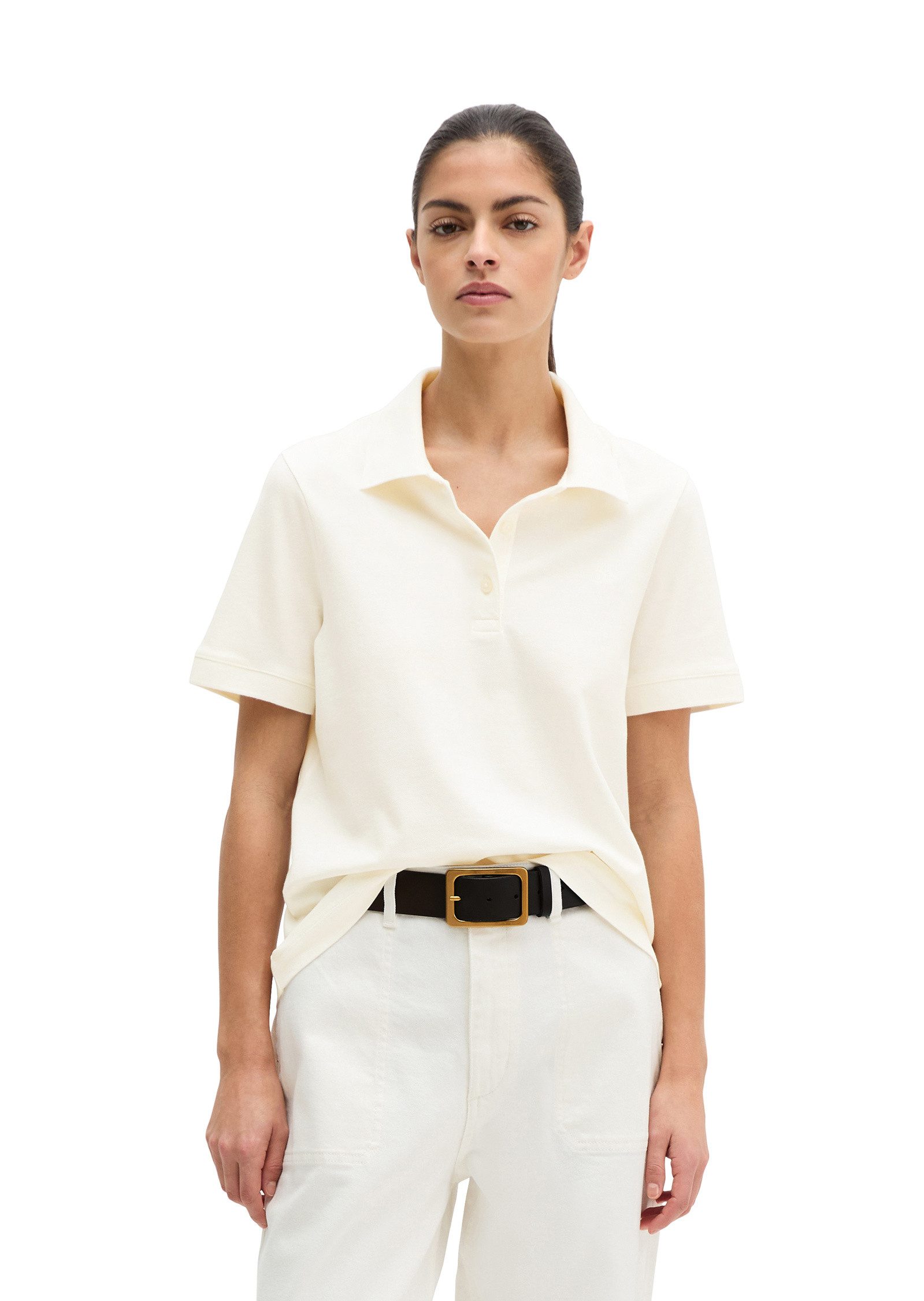 Poloshirt aus Piqué-Jersey