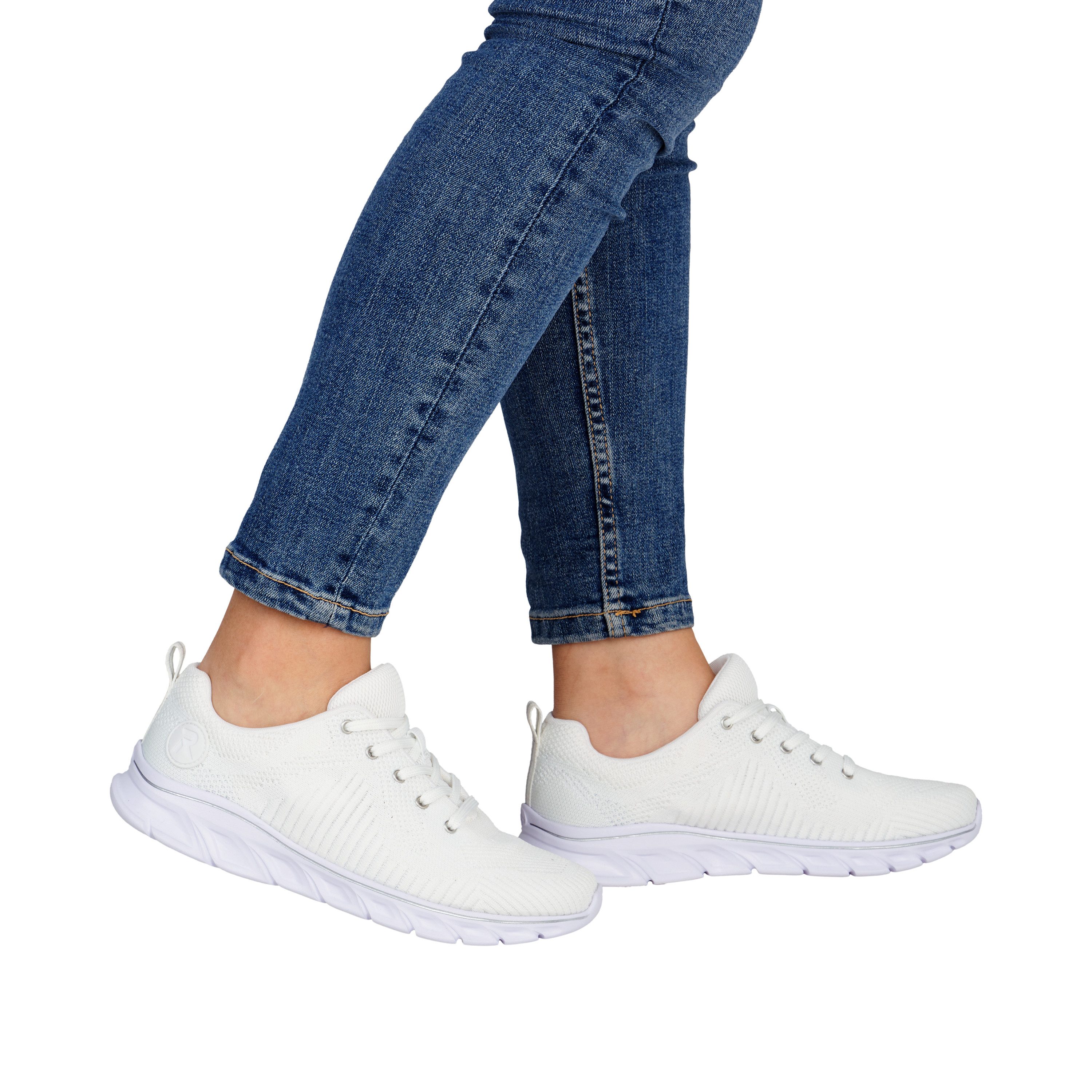 Rieker Sneaker mit leichter Laufsohle, Freizeitschuh, Halbschuh, Schnürschuh