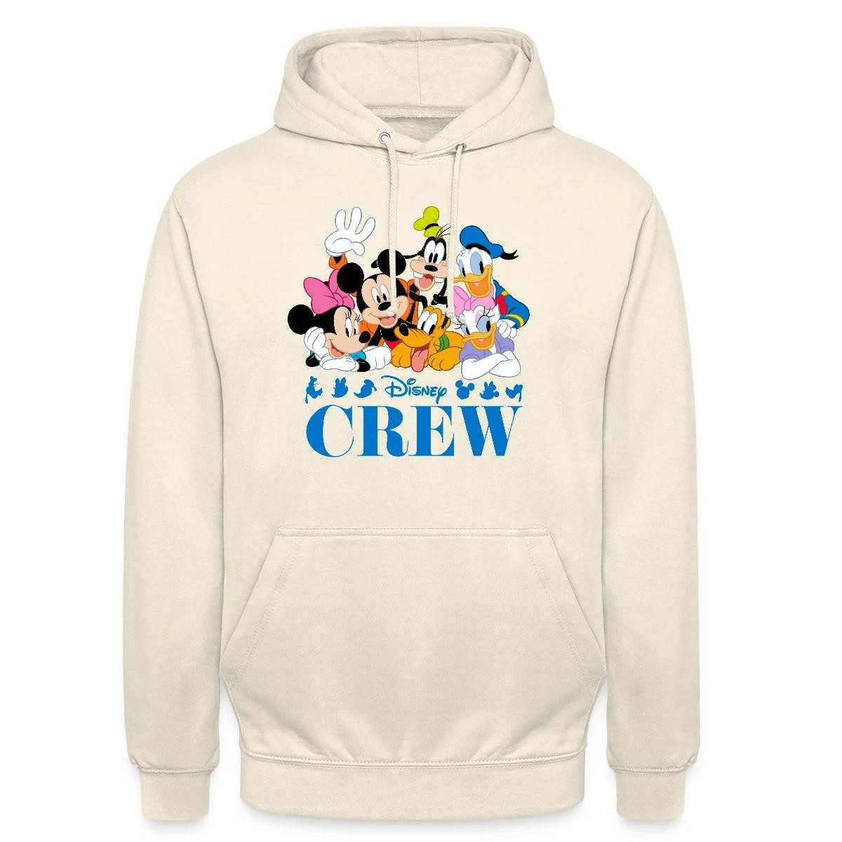 Hoodie Mickey & Minnie Pluto Goofy Daisy Donald Crew Unisex Hoodie
