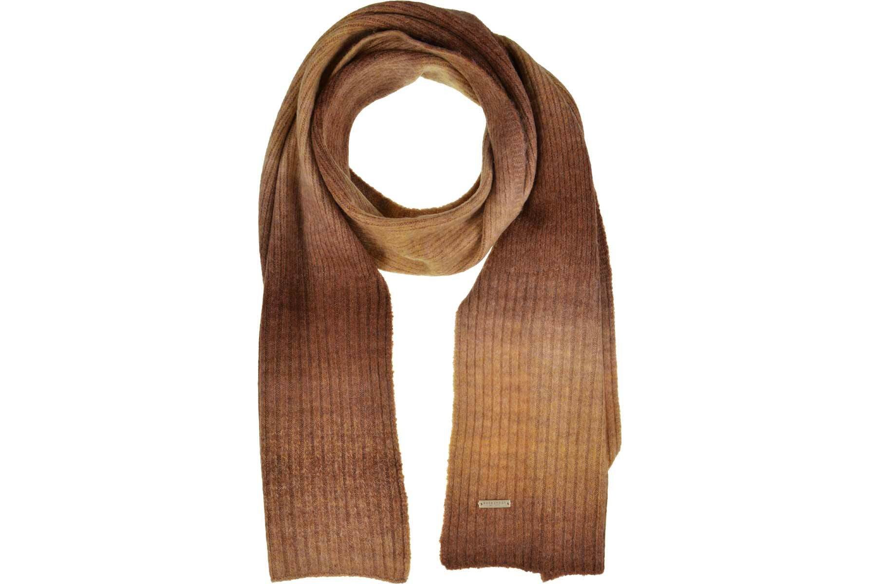 Seeberger Strickschal Strick Schal 180x30cm in mehrfarbigem Garn 19651-0