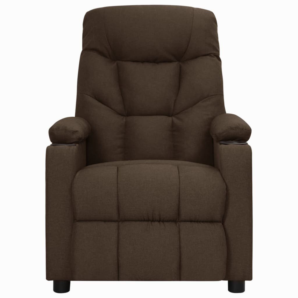 vidaXL Massagesessel Massagesessel mit Aufstehhilfe Dunkelbraun günstig online kaufen