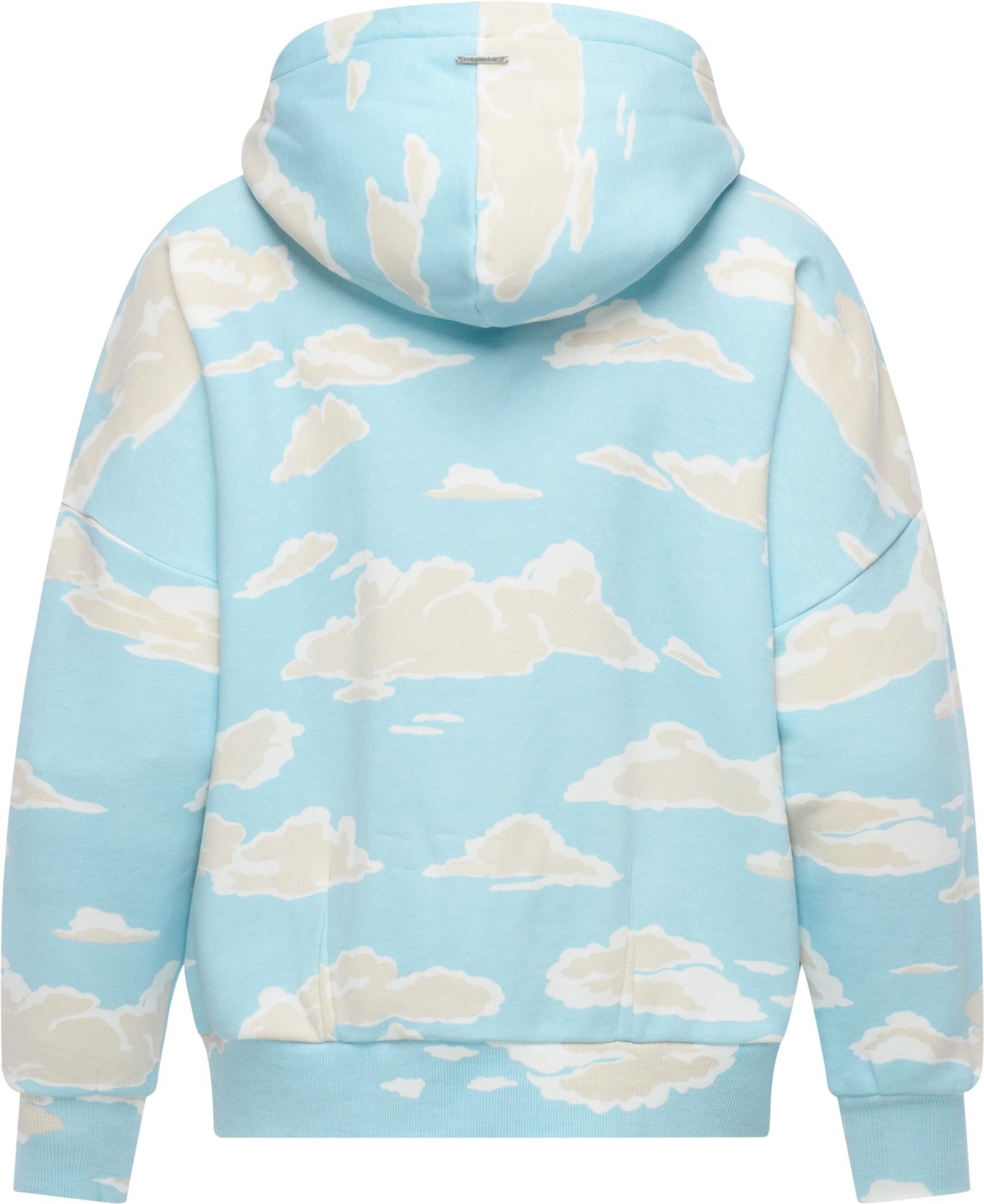 Ragwear Kapuzenpullover Pirita Print Hoodie mit verstellbarer Kapuze