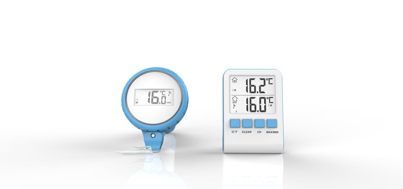 Steinbach Badethermometer Steinbach Wireless Pool-Thermometer mehrfarbig