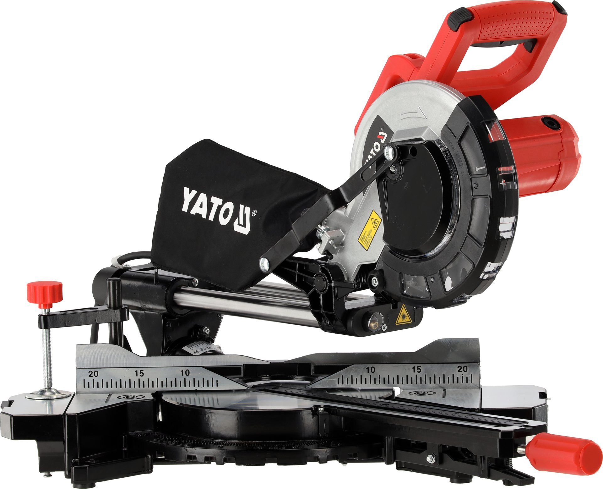 Yato Kapp- und Gehrungssäge Scie à onglets 1800 W, 255 mm, Kapp- und Gehrungssäge mit Laser 216 mm 2000 W