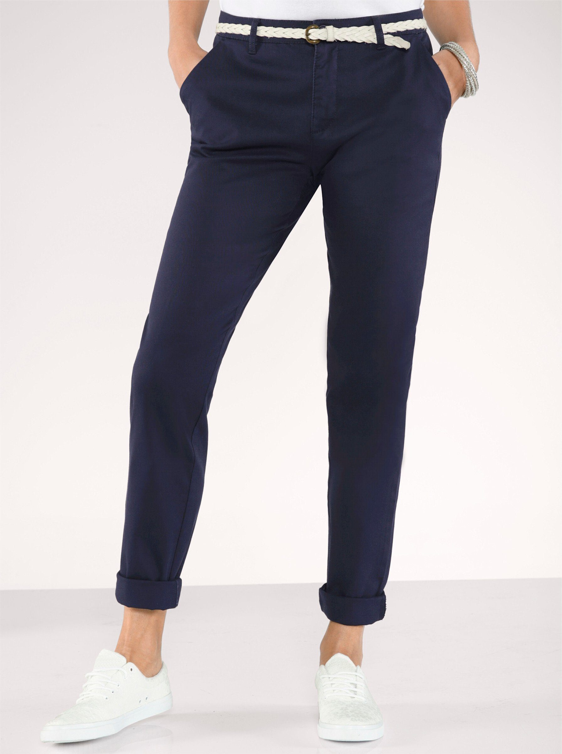Witt Jerseyhose Boyfriend-Hose Innenbeinlänge ca. 77 günstig online kaufen