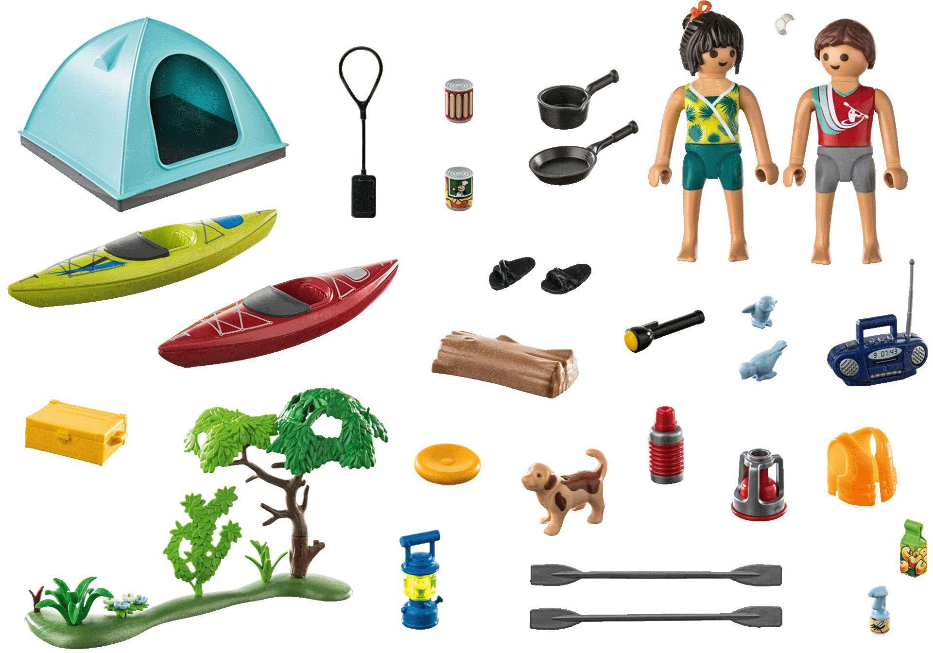Playmobil® Zelten (71425), Family & Fun Konstruktions-Spielset, (54 St)