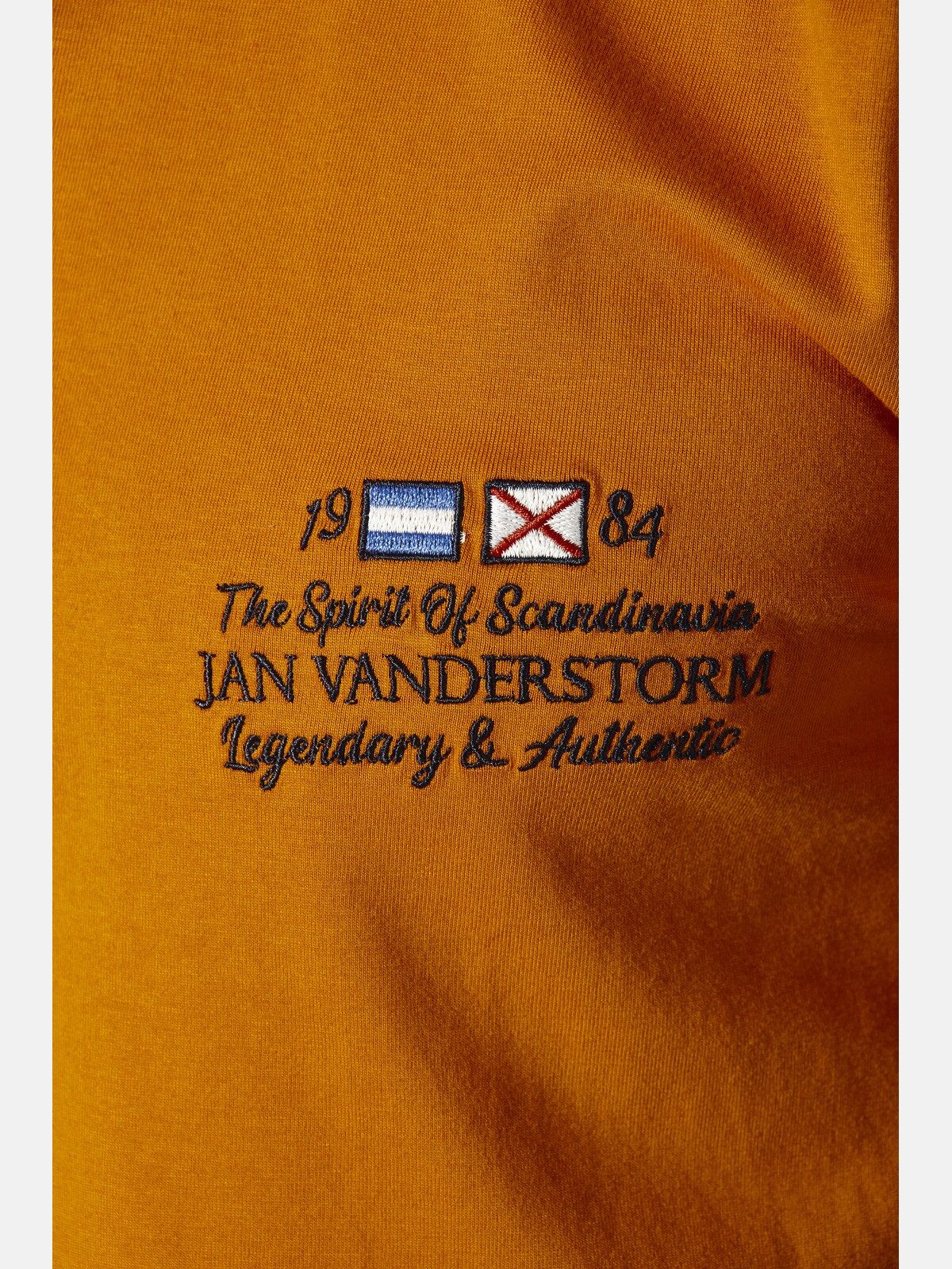 Jan Vanderstorm T-Shirt HAFTOR mit modischen Kontrasten – Bild 5 von 5