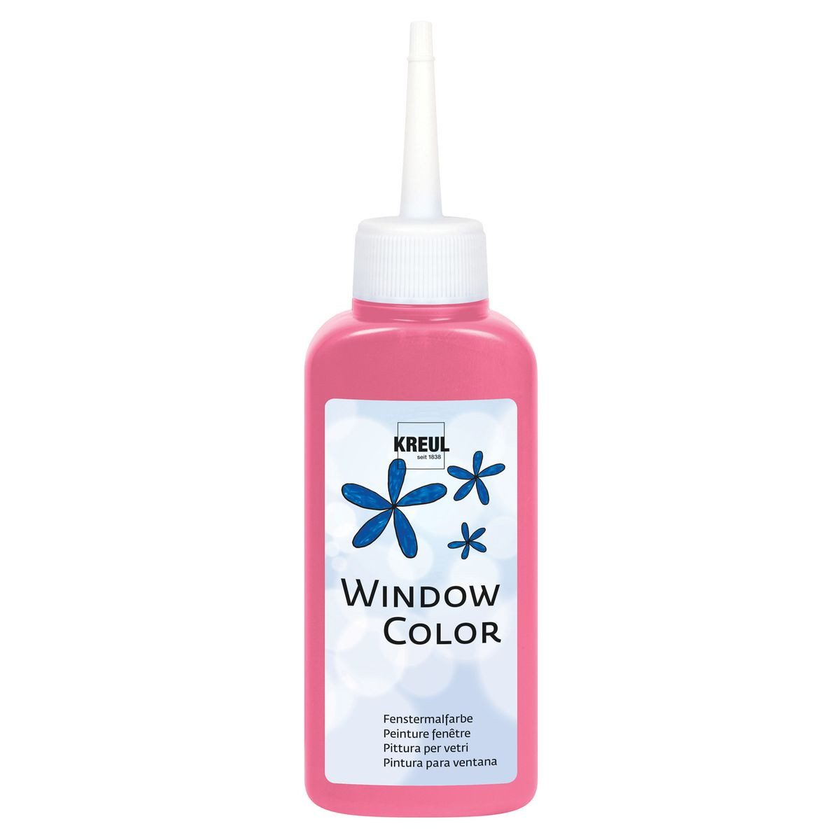 Wasserfarbe KREUL Window Color rosa 80ml Flasche