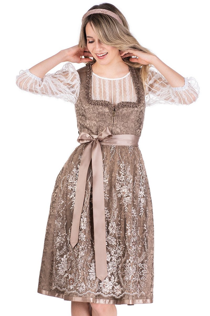Dirndl Midi Dirndl 2tlg. - ANTDORF - affogato
