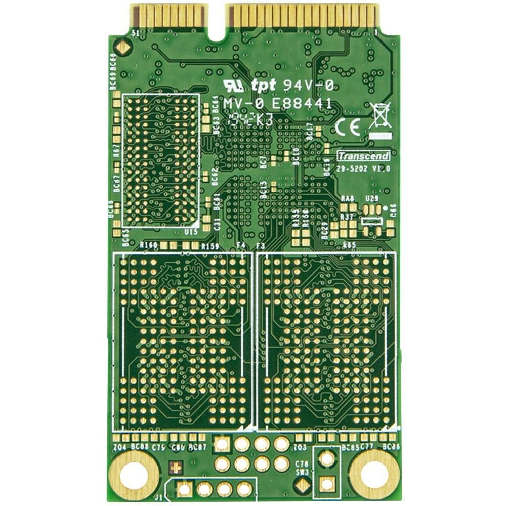 Transcend MSA452T-I mSATA SSD TS128GMSA452T-I SSHD-Hybrid-Festplatte (128 GB)