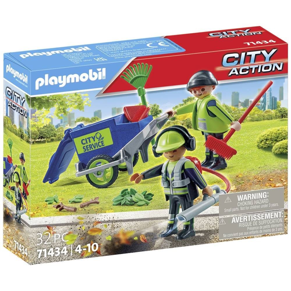 Playmobil® Konstruktions-Spielset Stadtreinigungsteam