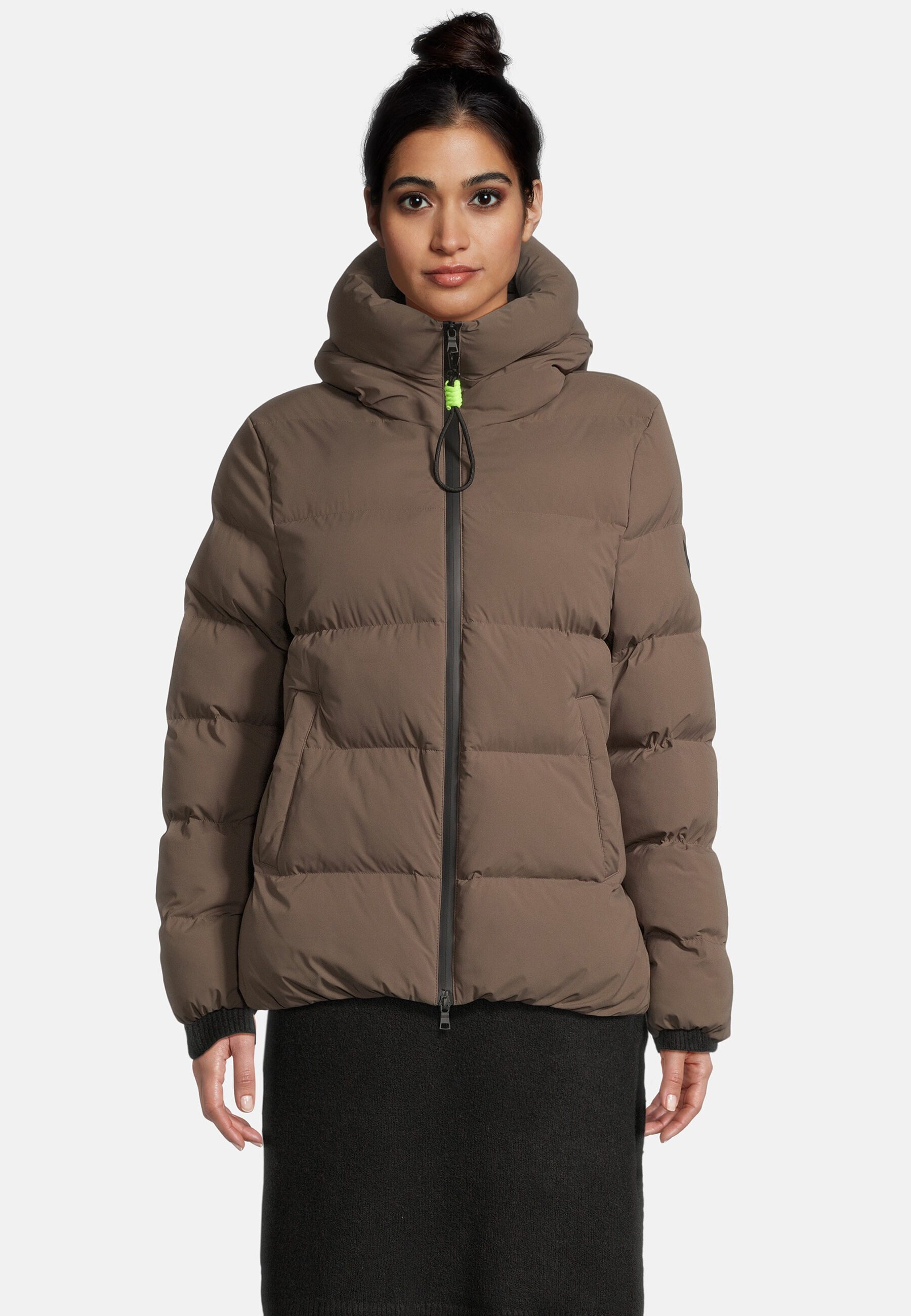 No.1 COMO Winterjacke LINDA (1-St) mit Kapuze