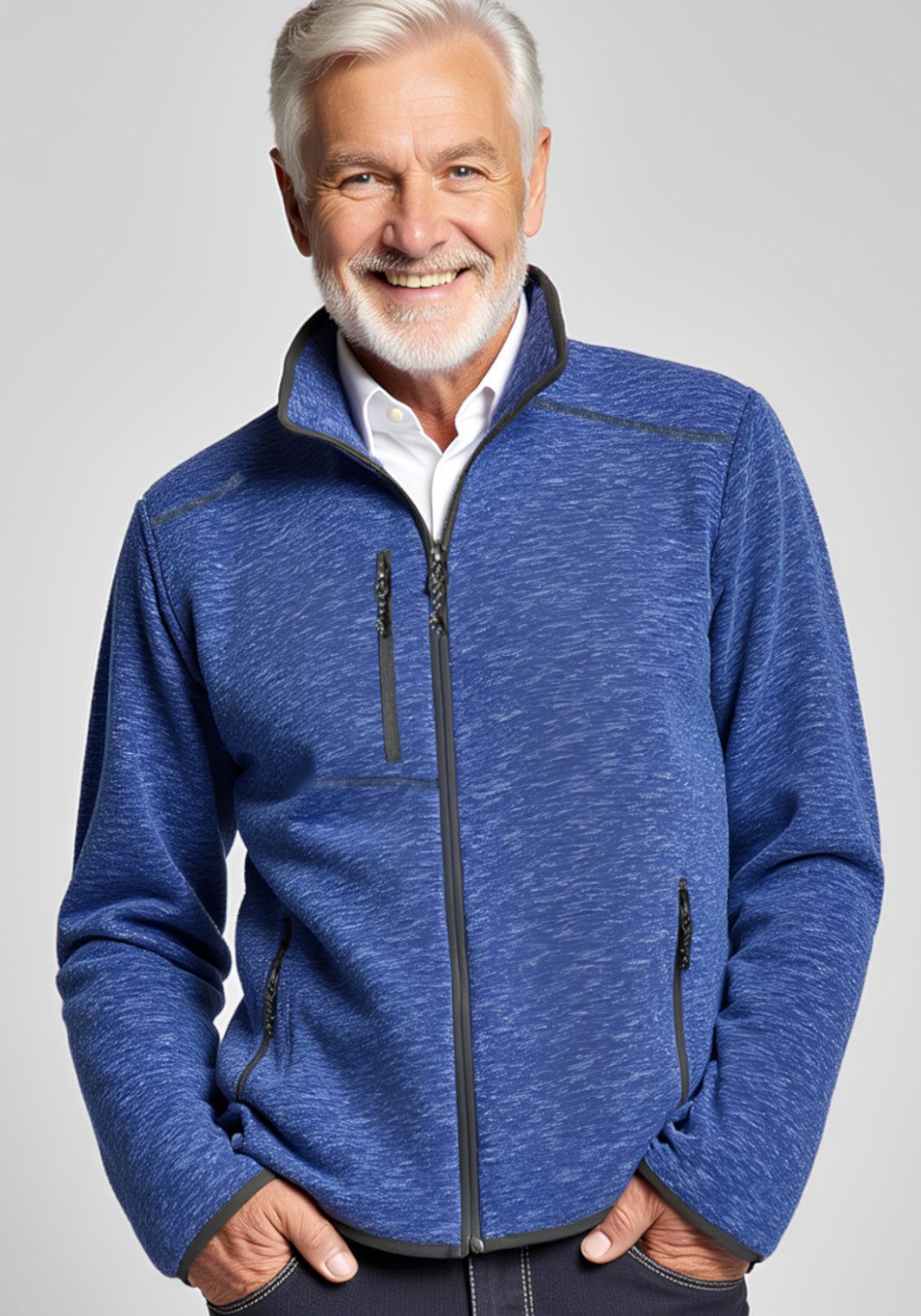 Elevate Life Strickfleecejacke Tremblant Strickjacke Fleecejacke günstig online kaufen