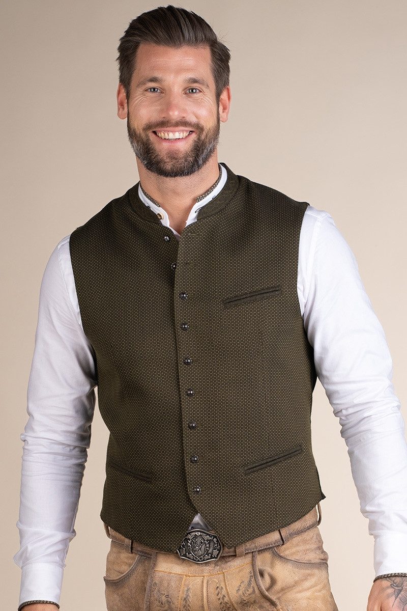 Hammerschmid Trachtenweste Trachtenweste - MIRKO - oliv