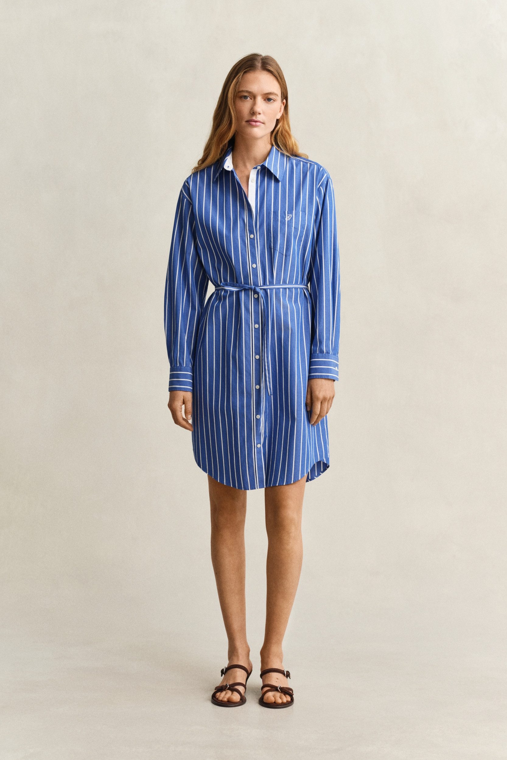 Gant Maxikleid CLASSIC POPLIN STRIPE DRESS