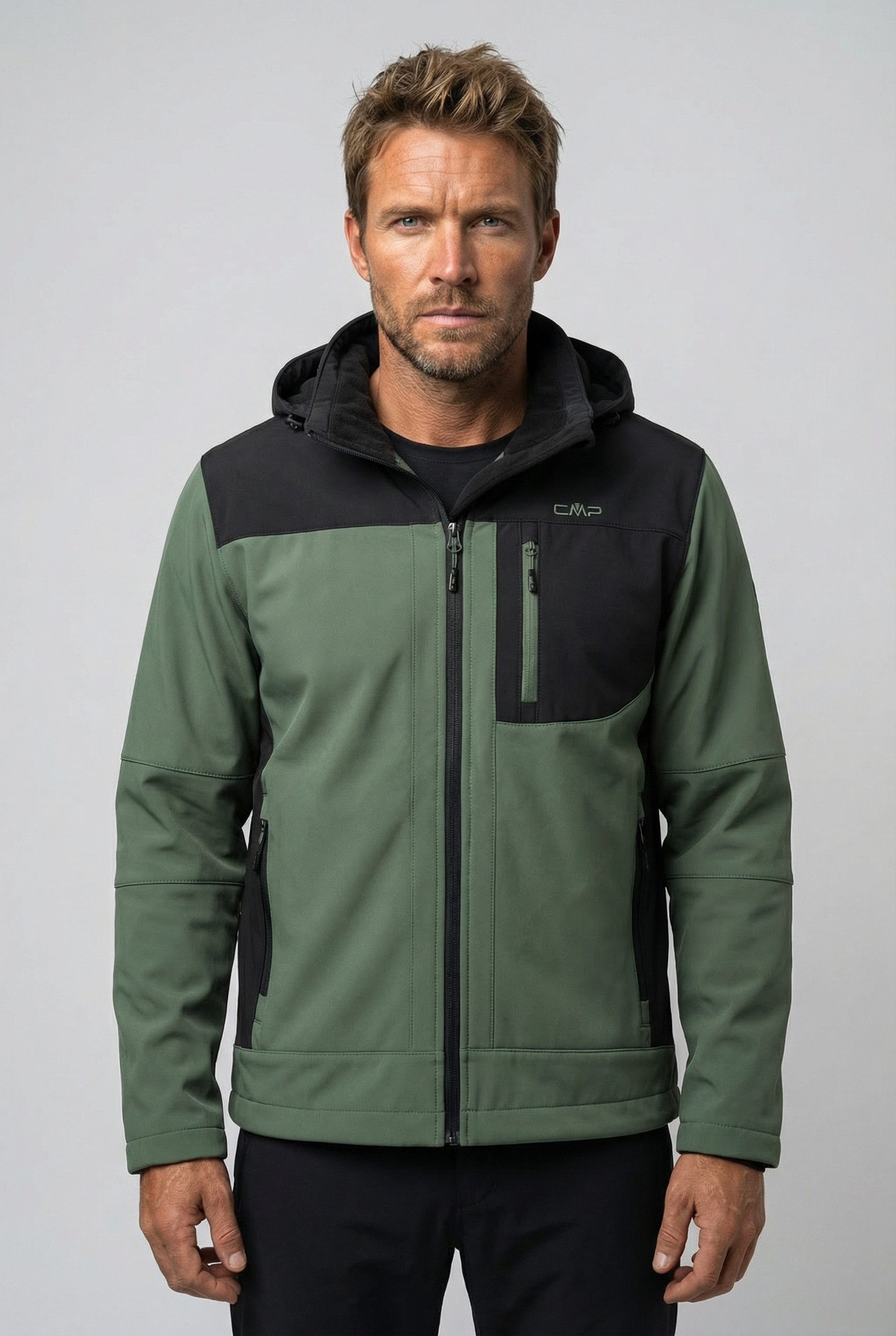 CMP Softshelljacke Wasserabweisend & Winddicht & Atmungsaktiv, Übergangsjacke