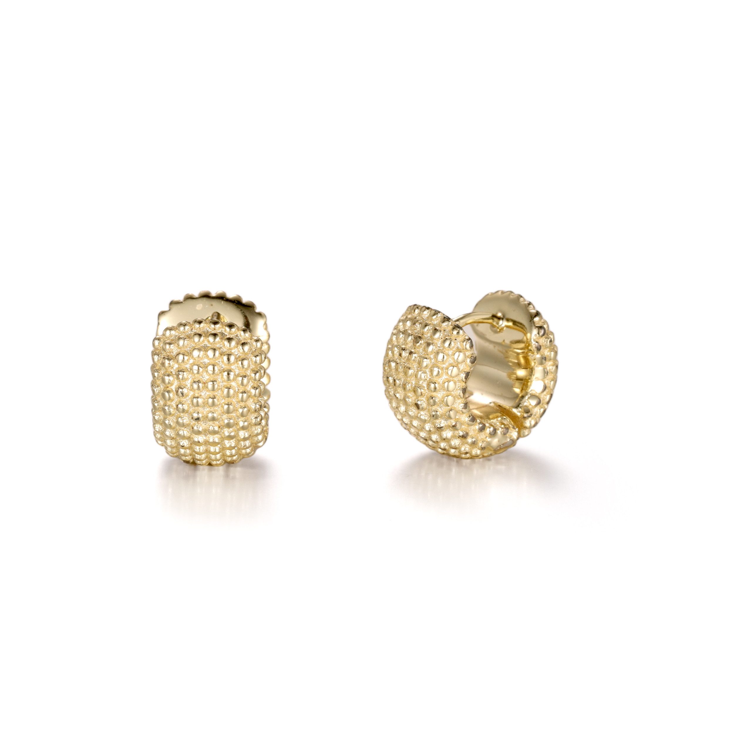 Firetti Paar Creolen Schmuck Geschenk Edelstahl Ohrschmuck Ohrringe Kügelchen