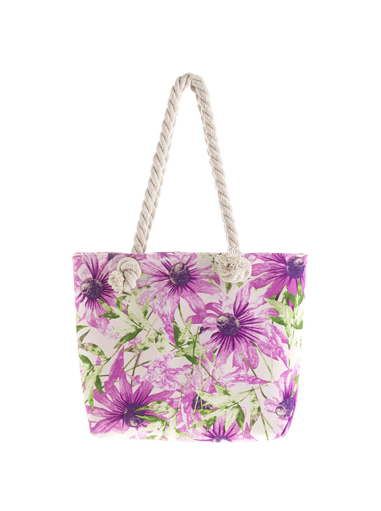 axy Strandtasche Kinder Mädchen Multifunktionale Strandtasche florales Muster, Modisch, leicht, Faltbar