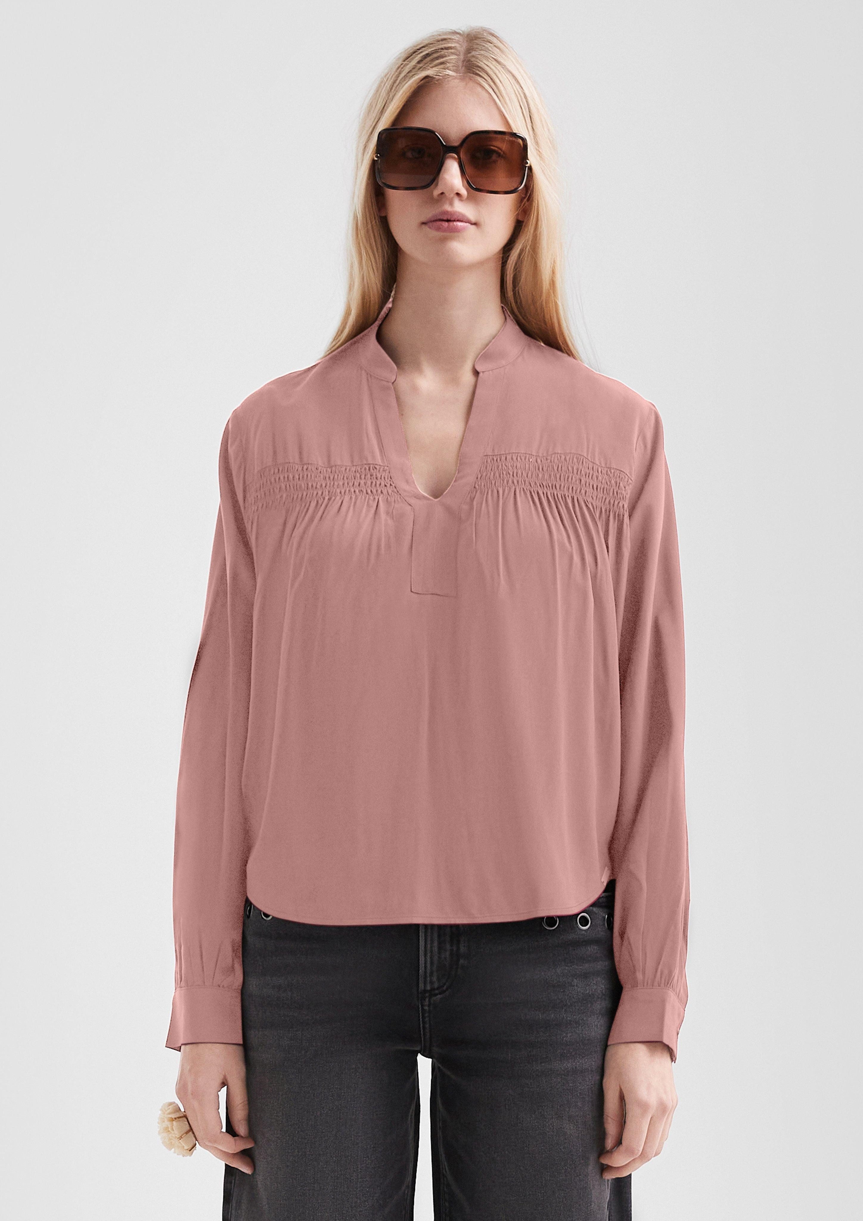 QS Langarmbluse Feminine Bluse aus Viskose günstig online kaufen