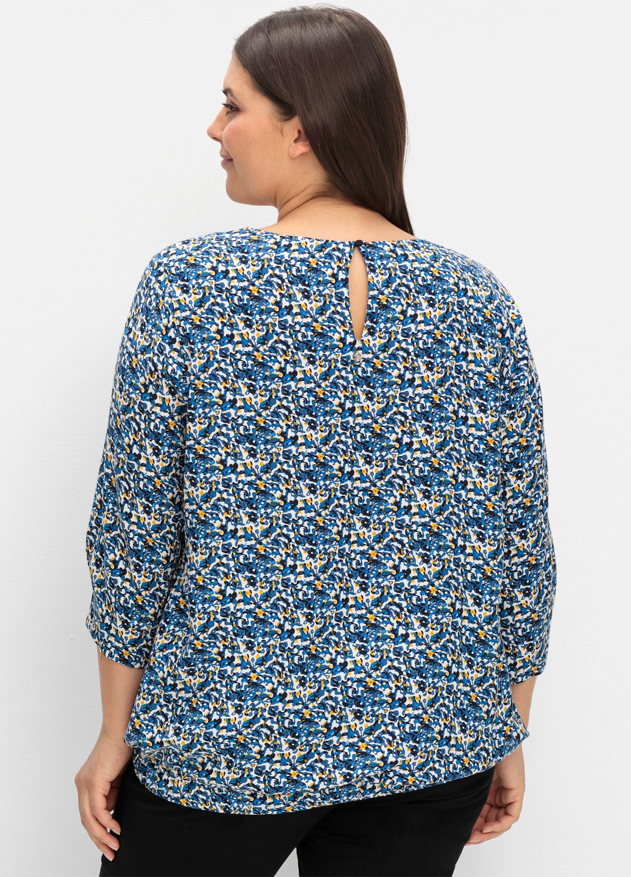 Sheego Klassische Bluse Tunika 3/4-Arm günstig online kaufen