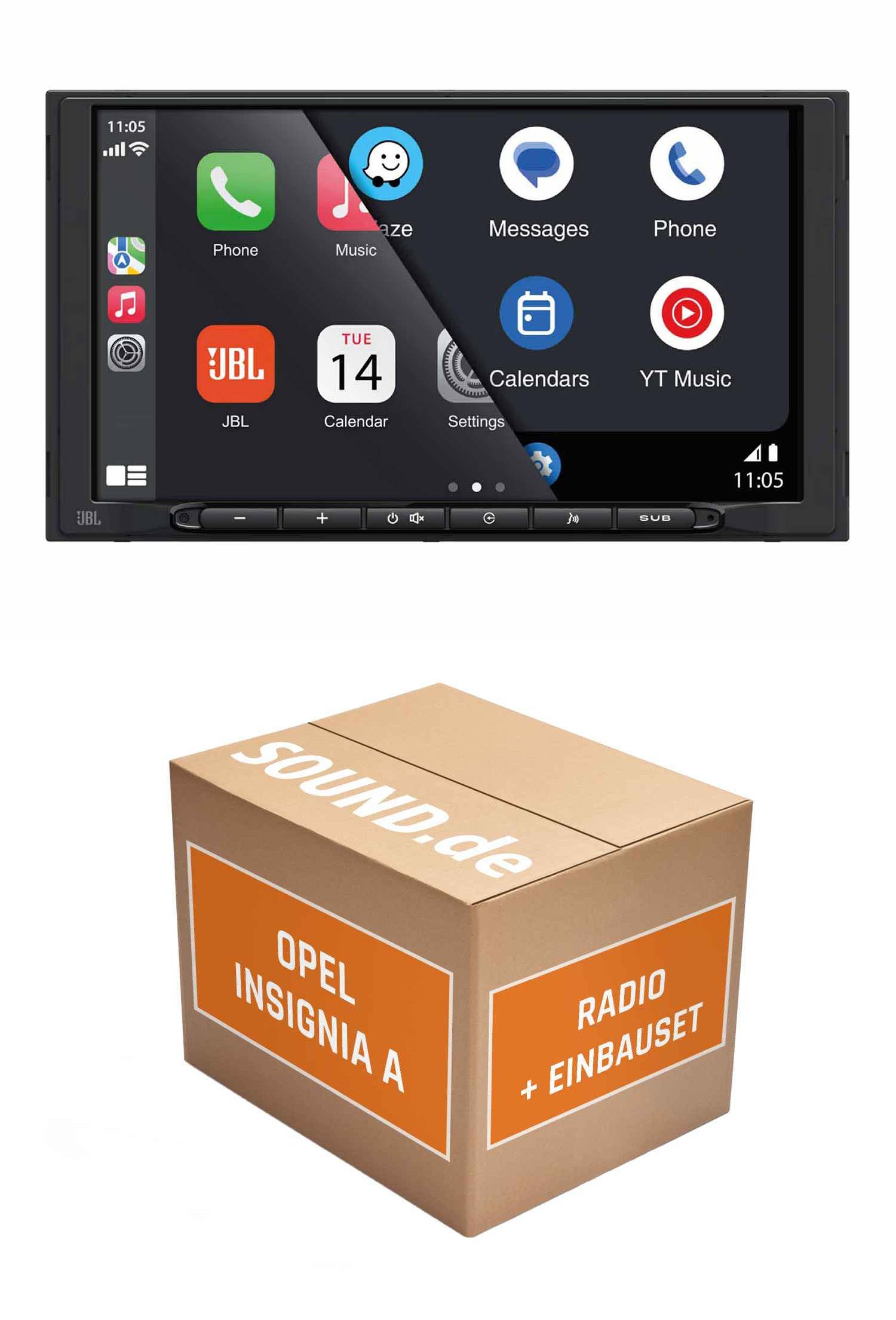 JUST SOUND best choice for caraudio Autoradio Einbauset JBL Legend 700D Opel Insignia A Autoradio (Bassbox, Freisprecheinrichtung)