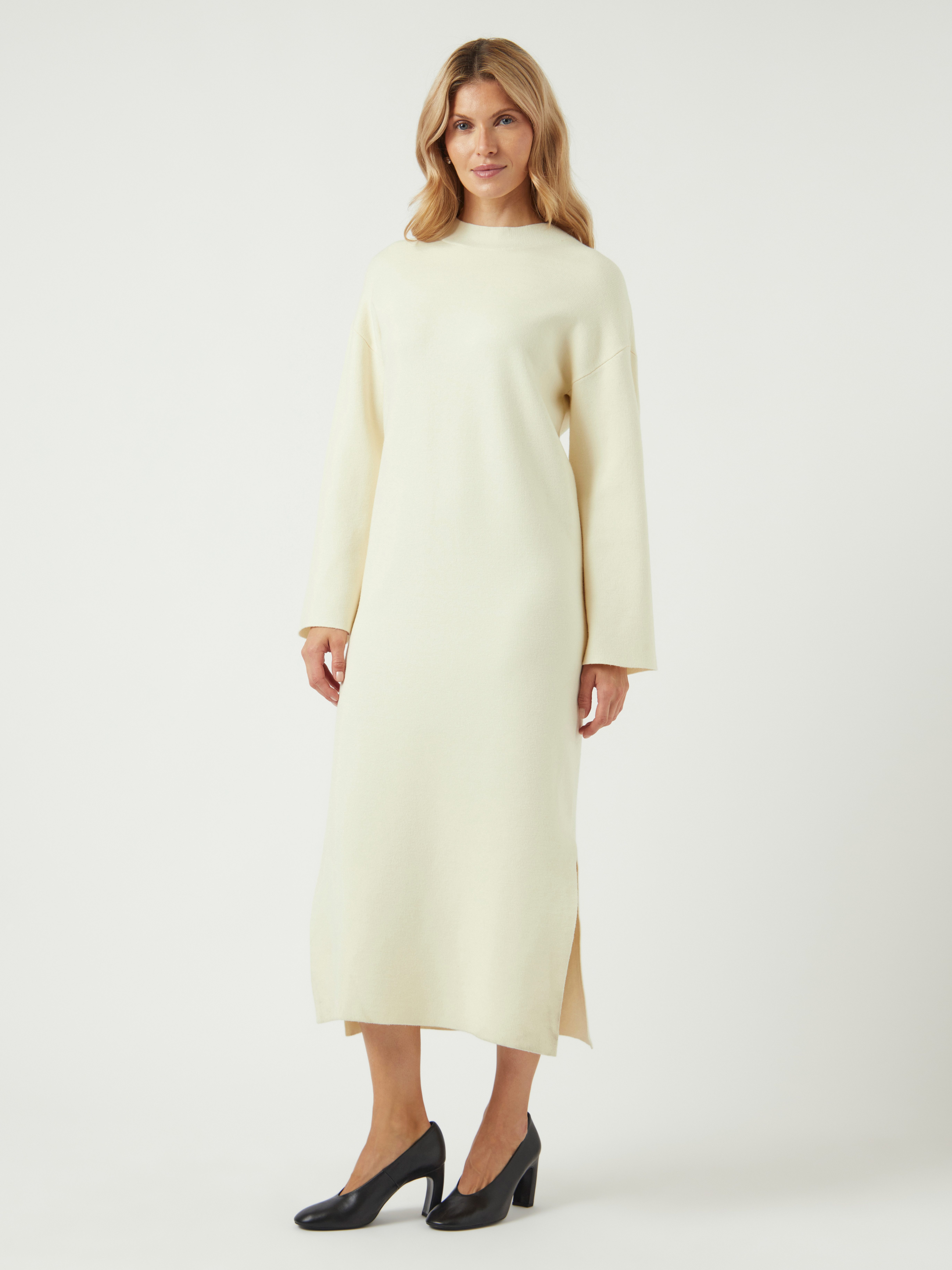 Y.A.S Strickkleid YASELMA LS LONG KNIT günstig online kaufen