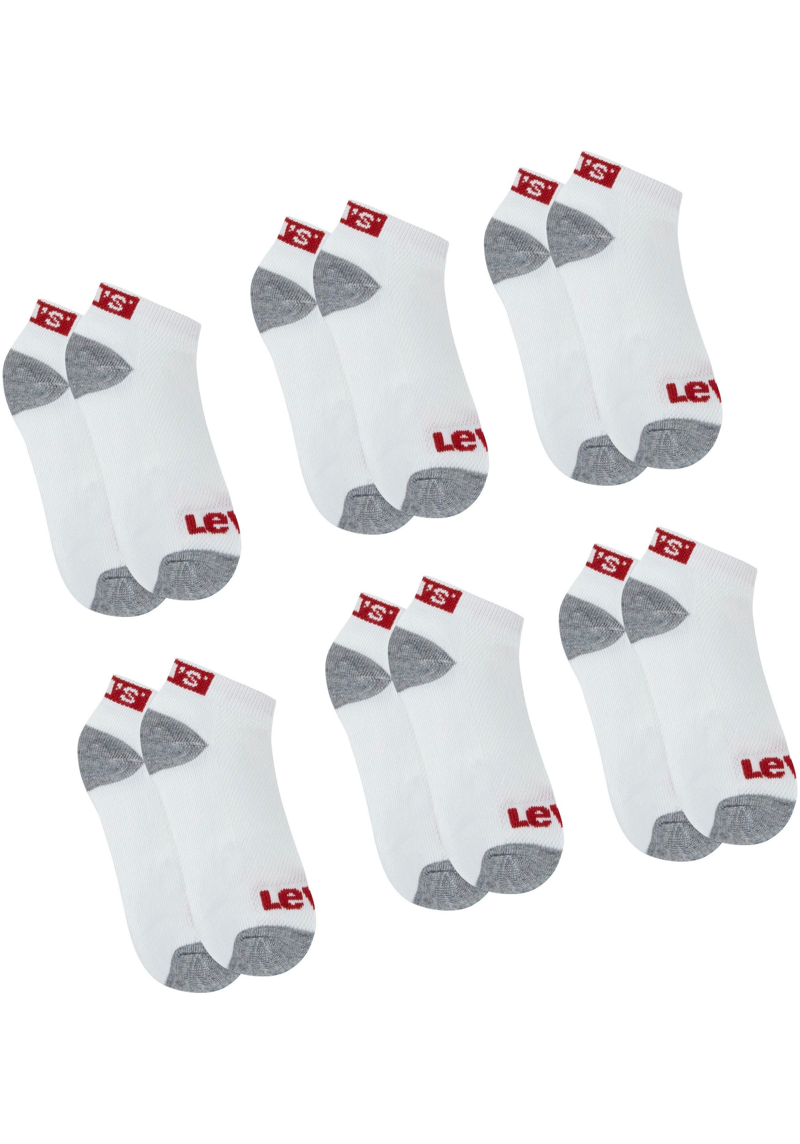 Levi's® Kids Kurzsocken LHN BOX TAB LOW CUT 6PK MarkeL (Packung, 6-Paar) UNISEX