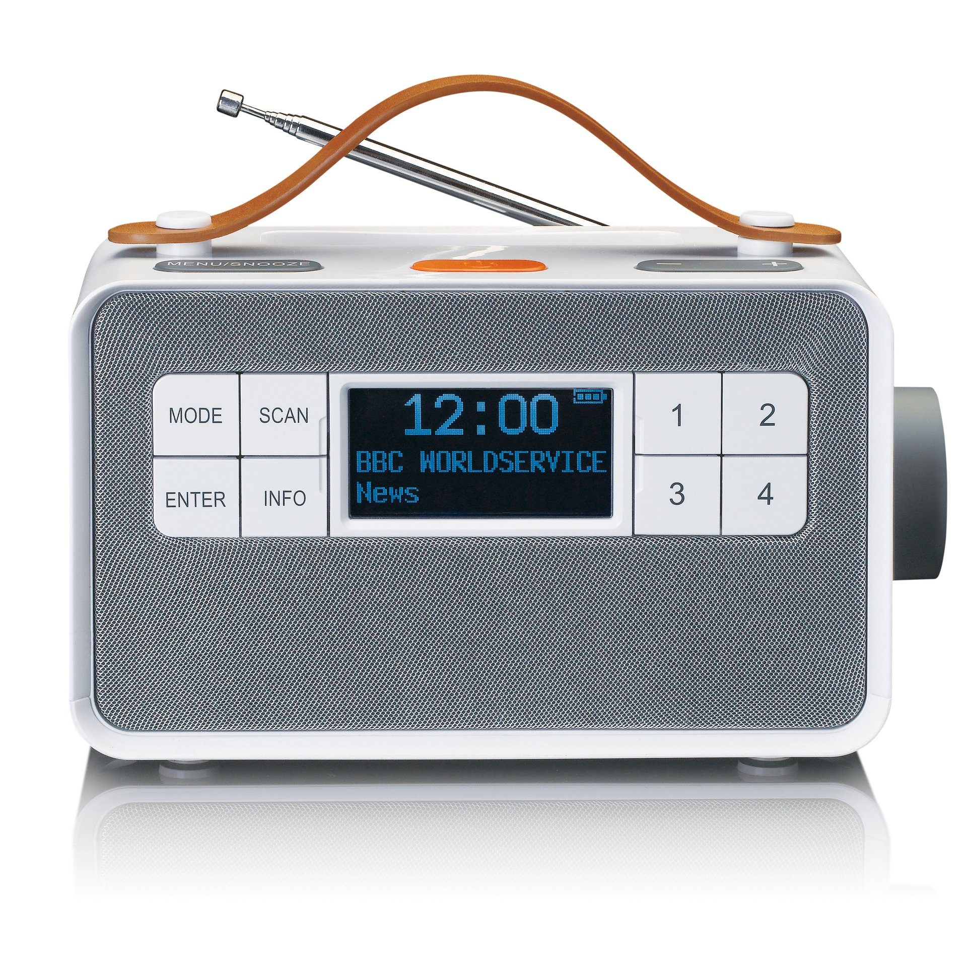 Lenco PDR-065 Digitalradio (DAB) weiß