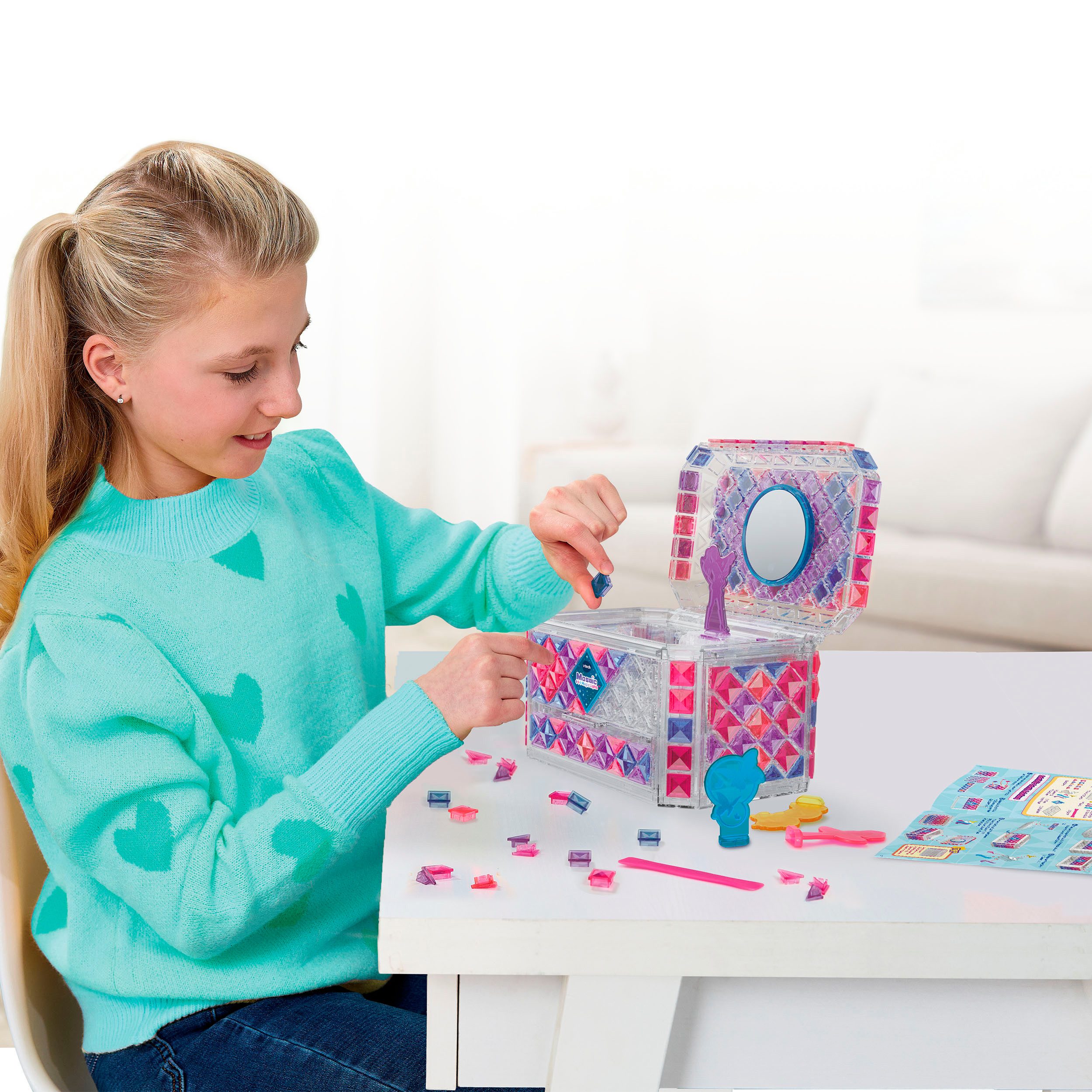 Vtech® Kreativset Mosaic Magic Lights - Schmuckkästchen