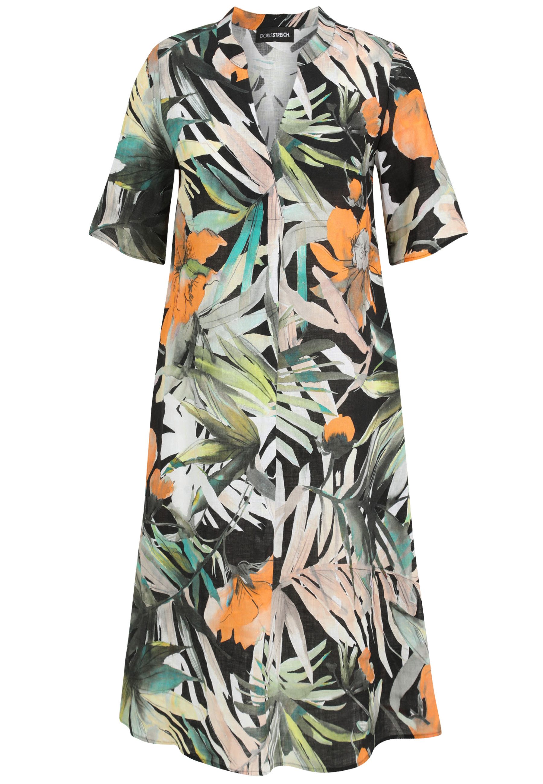 Doris Streich Sommerkleid mit Dschungel-Print