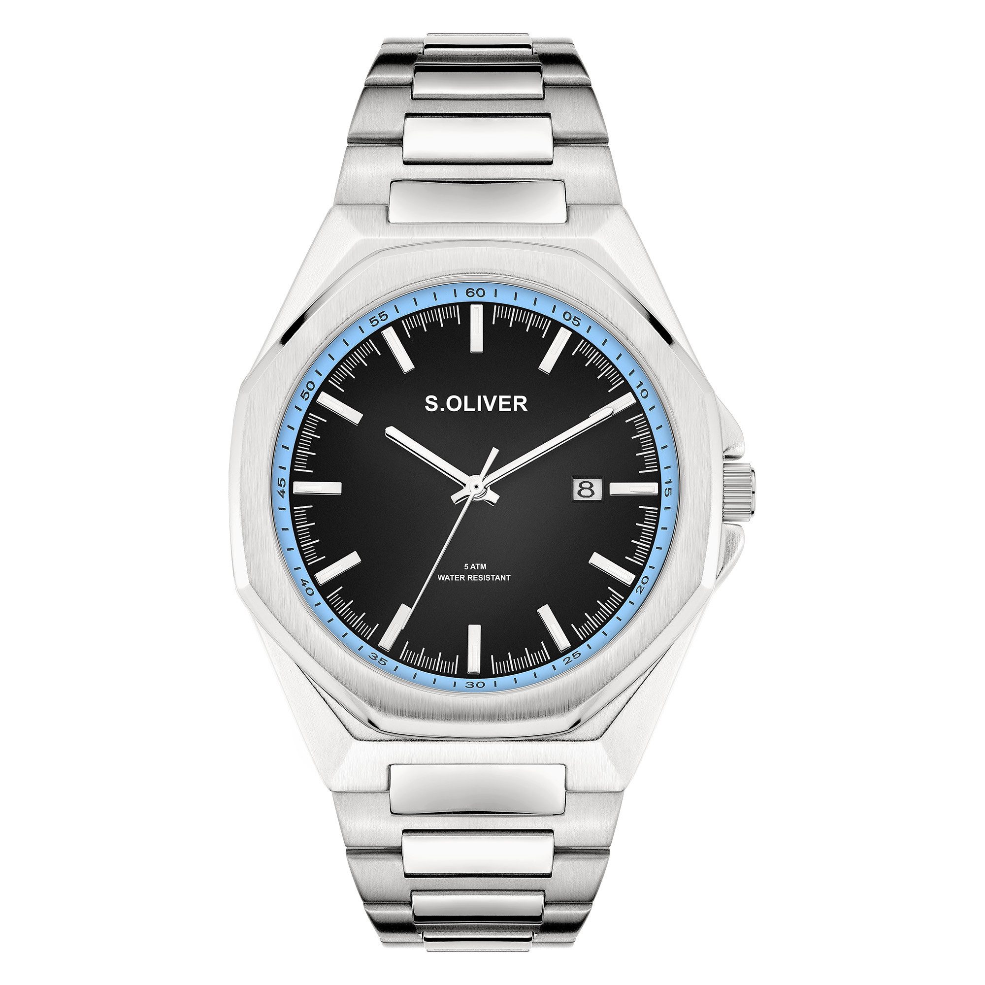 s.Oliver Quarzuhr The Square Watch Edelstahl