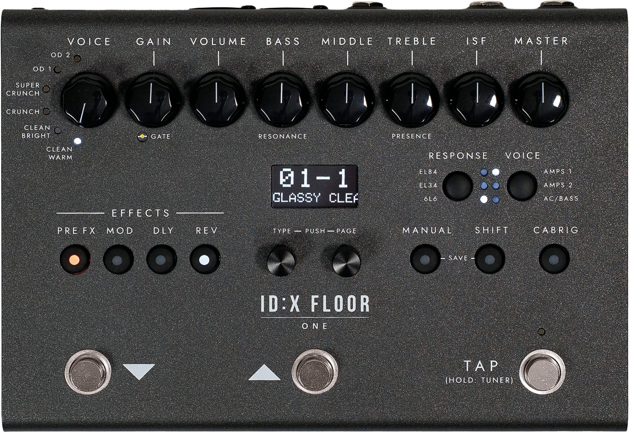 Blackstar ID:X Floor One Gitarren-Multieffektgerät Verstärker (Anzahl Kanäle: 1, Valve Response Modeling mit drei Endstufencharakteristiken)