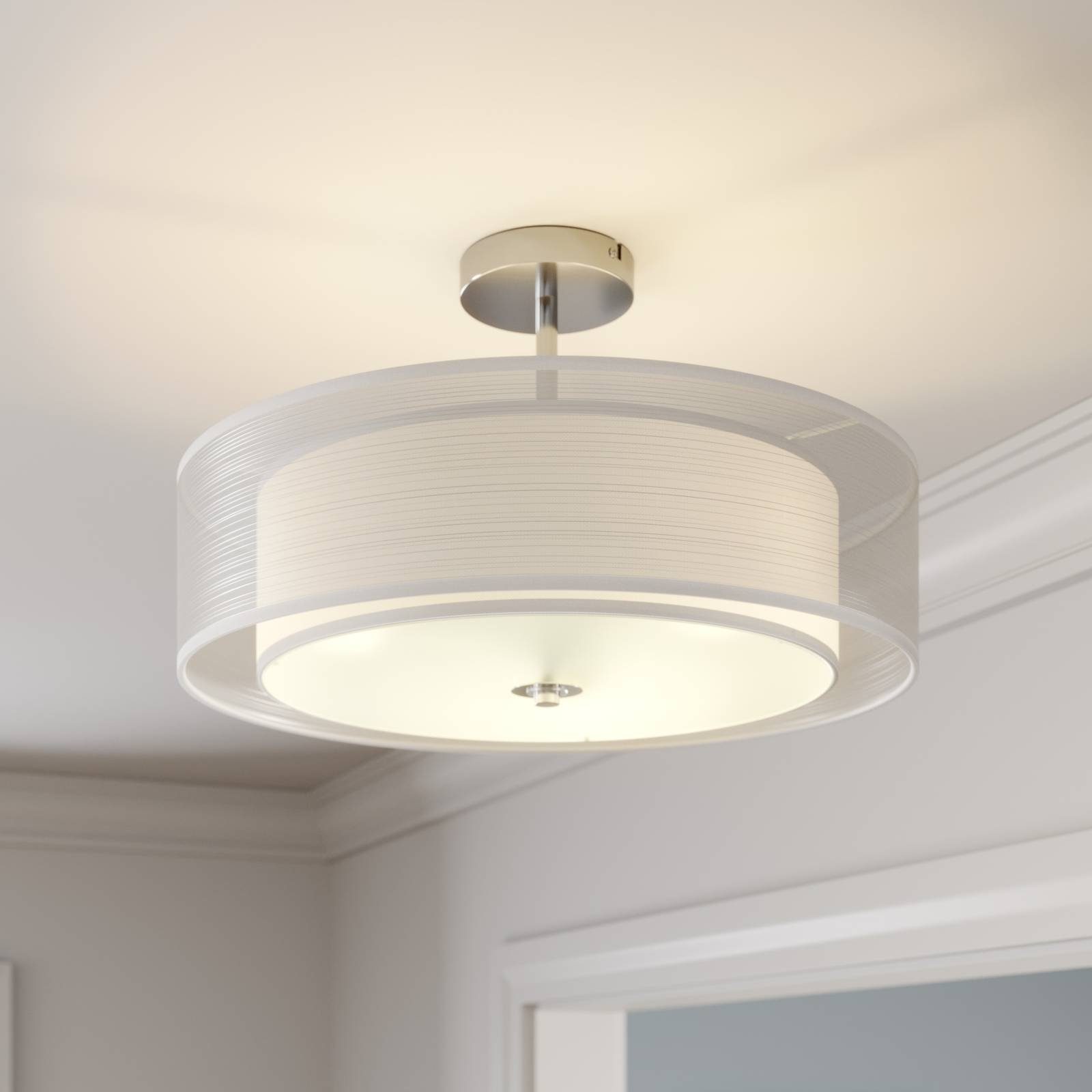 Lindby Deckenleuchten Pikka, Weiß IP20, 3 x 11 W LED günstig online kaufen