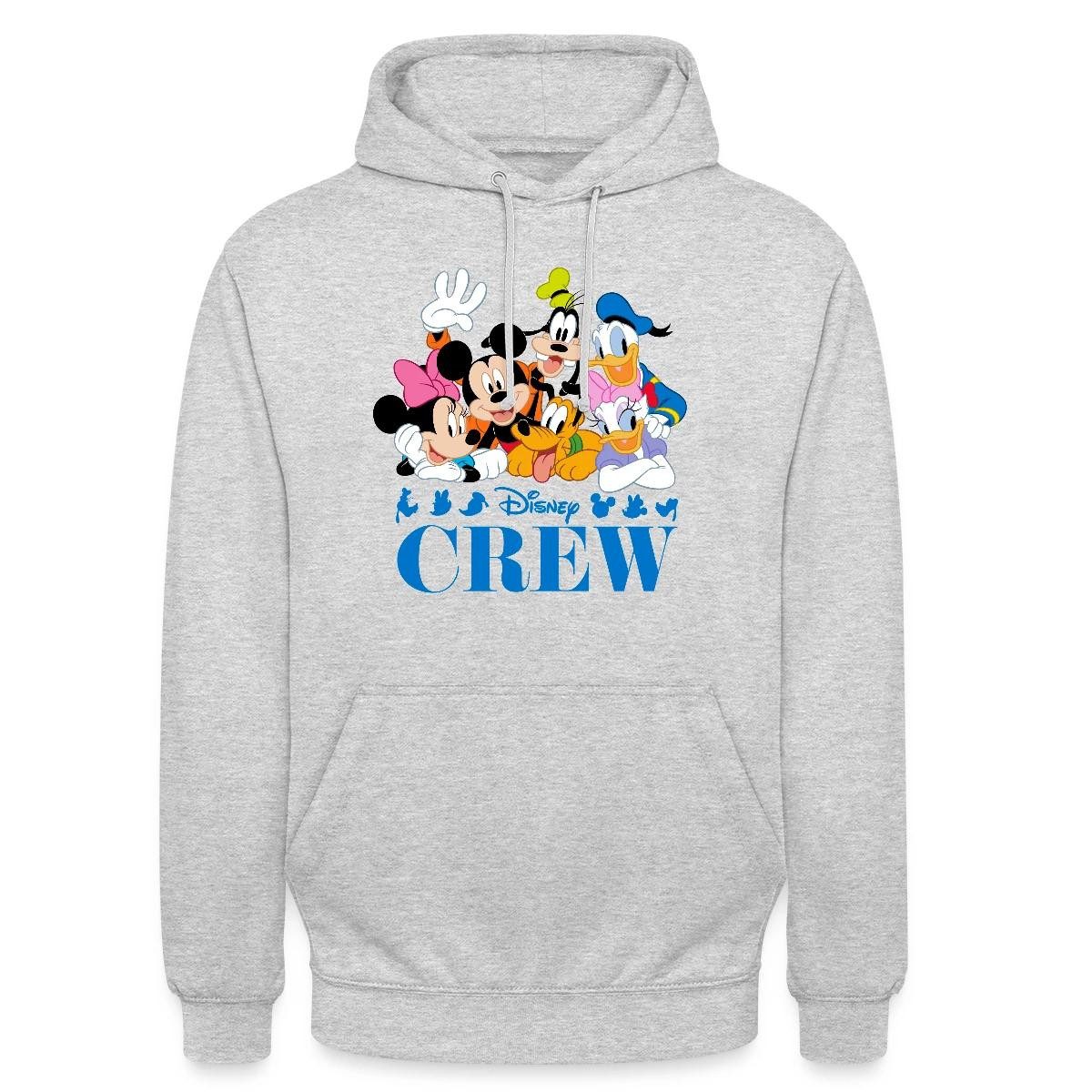 Spreadshirt Hoodie Mickey & Minnie Pluto Goofy Daisy Donald Crew Unisex Hoodie (1-tlg)