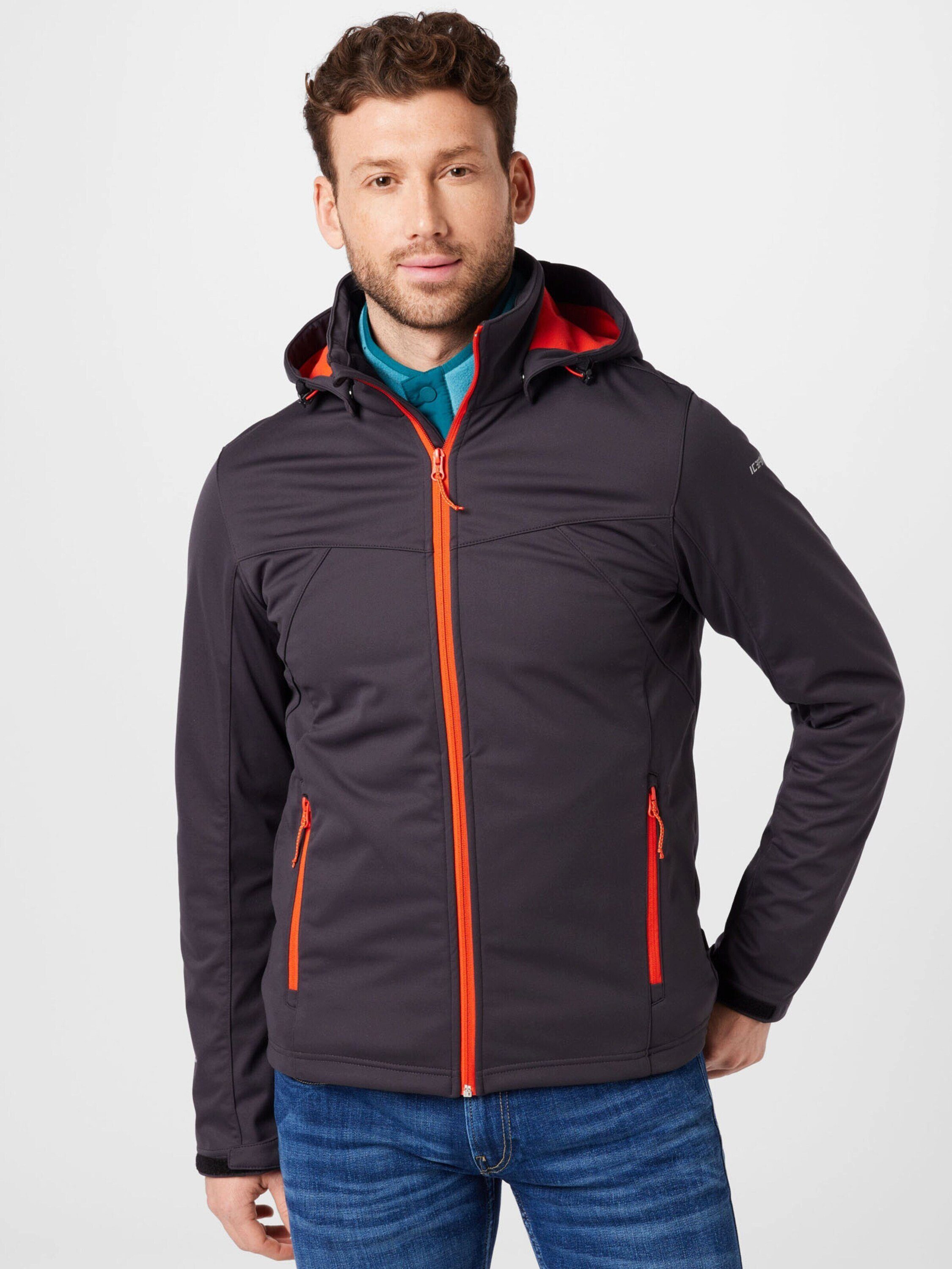 grau-orange Icepeak (1-St) Biggs Softshelljacke