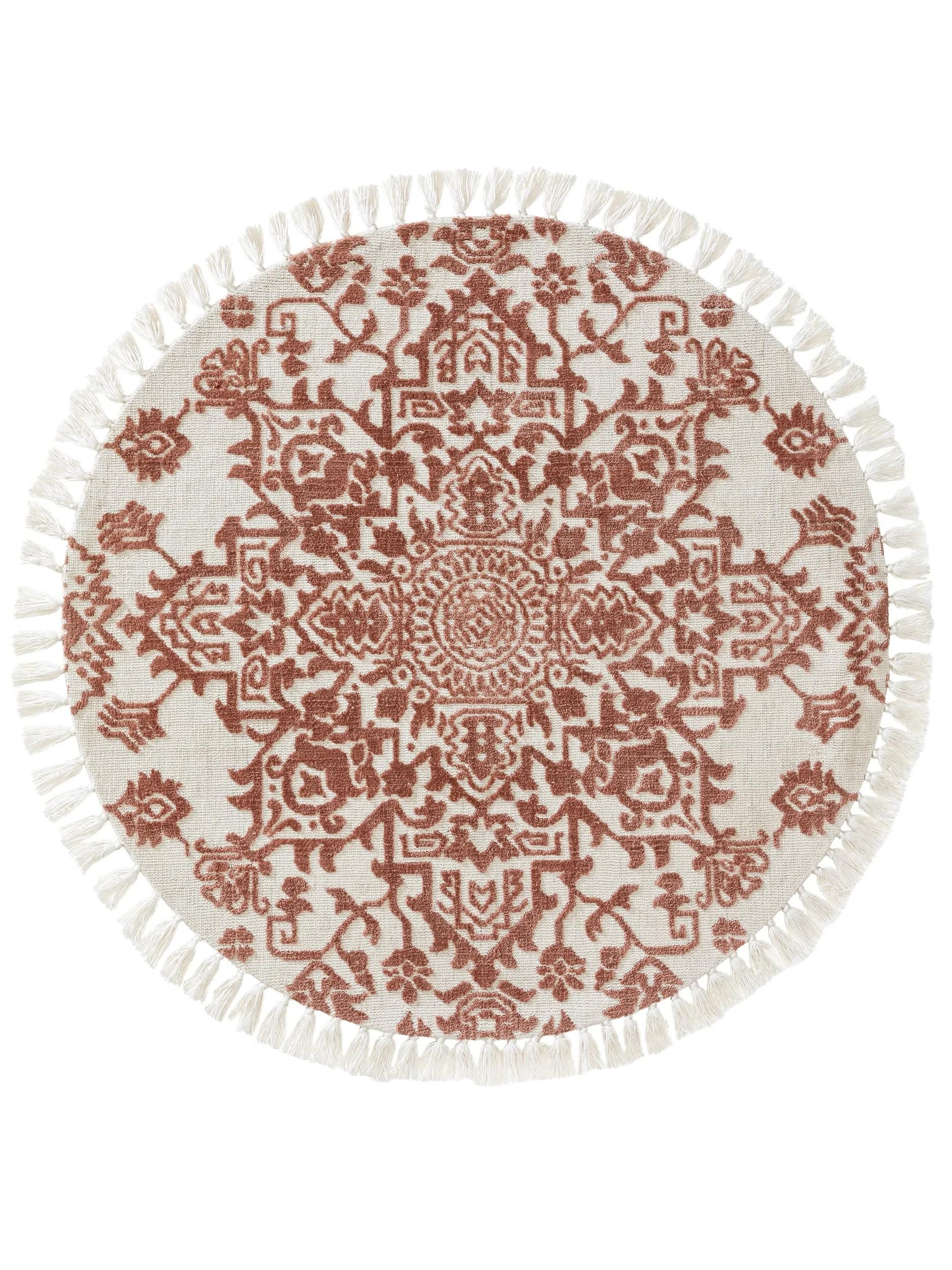 benuta Teppich Elias, rund, Höhe: 6 mm, Teppich Wohnzimmer, Schlafzimmer, Esszimmer, Flur, Kunstfaser, Cozy