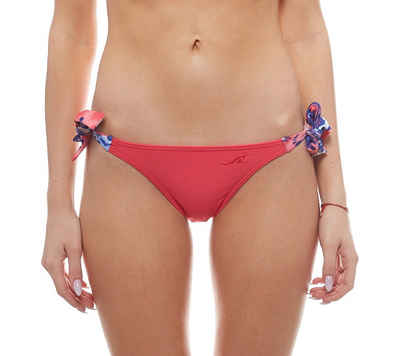 Maui Wowie Bügel-Bikini »MAUI WOWIE schmales Bikini-Höschen Damen Bikini Panty mit Schleife Badehose Rot«