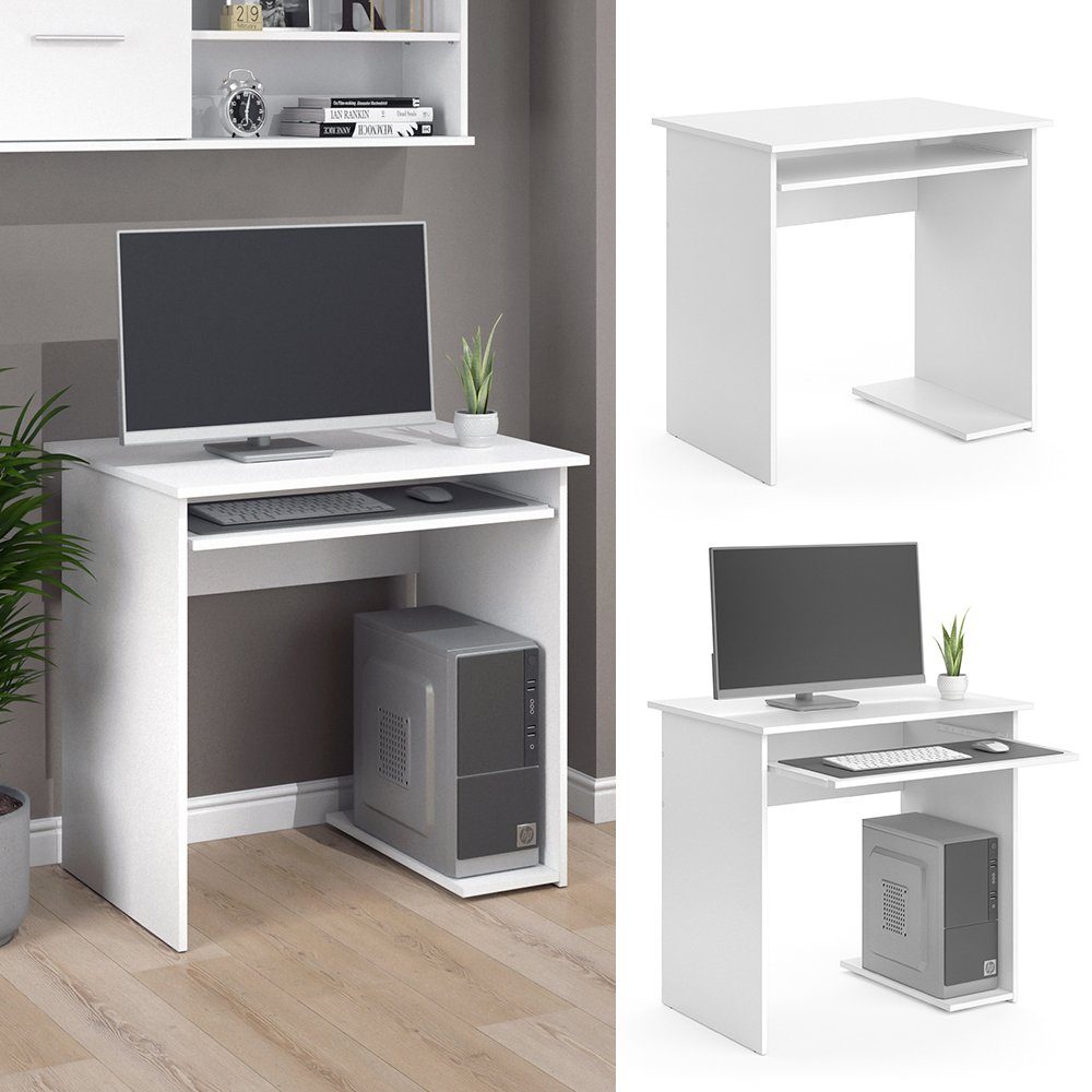 Vicco Schreibtisch Nick, Weiß, 80 x günstig online kaufen