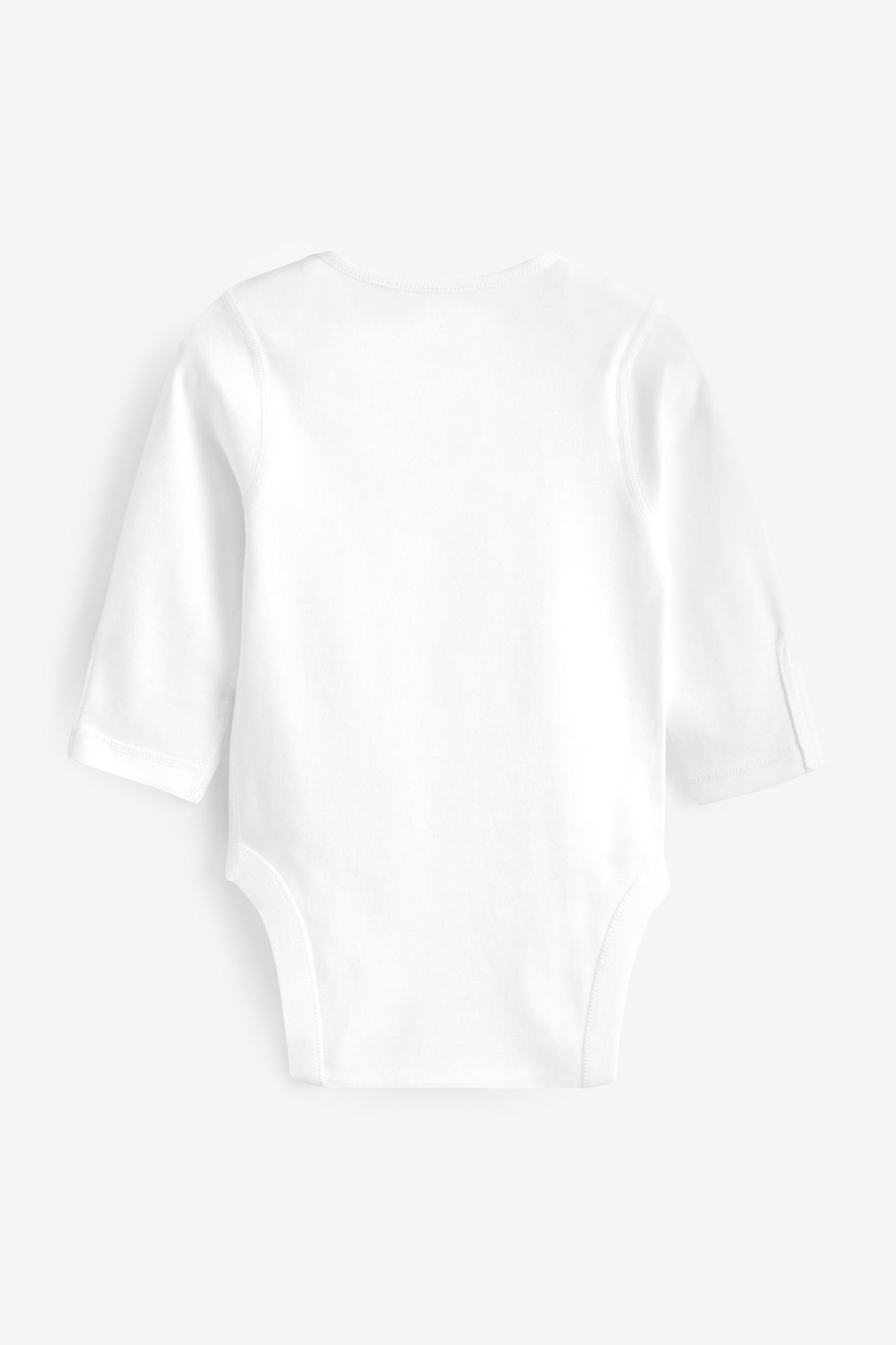 Next Langarmbody Langärmelige hautfreundliche Baby-Bodys, 3er-Pack (3-tlg)